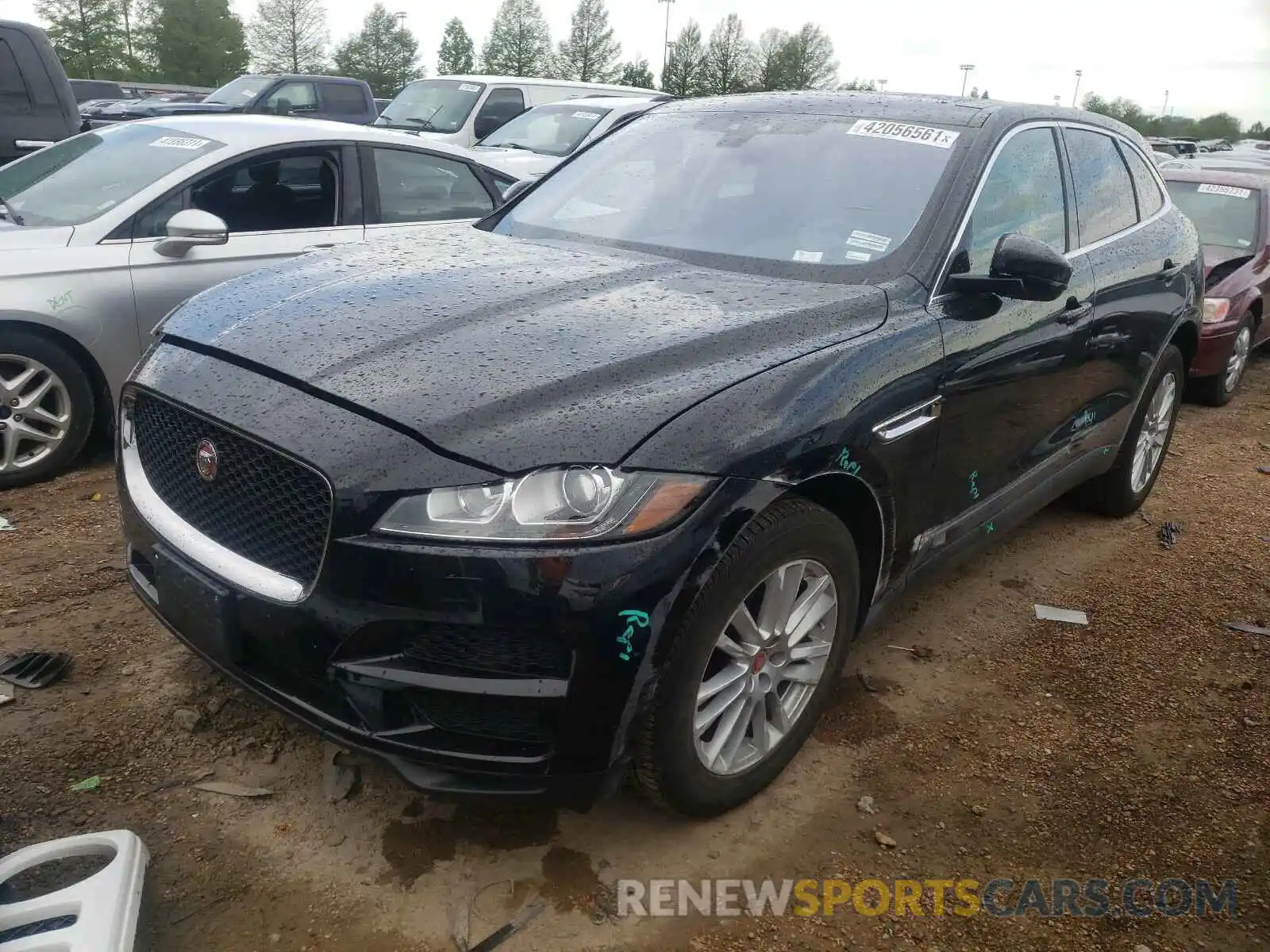 2 Фотография поврежденного автомобиля SADCK2GX0LA640217 JAGUAR F-PACE 2020