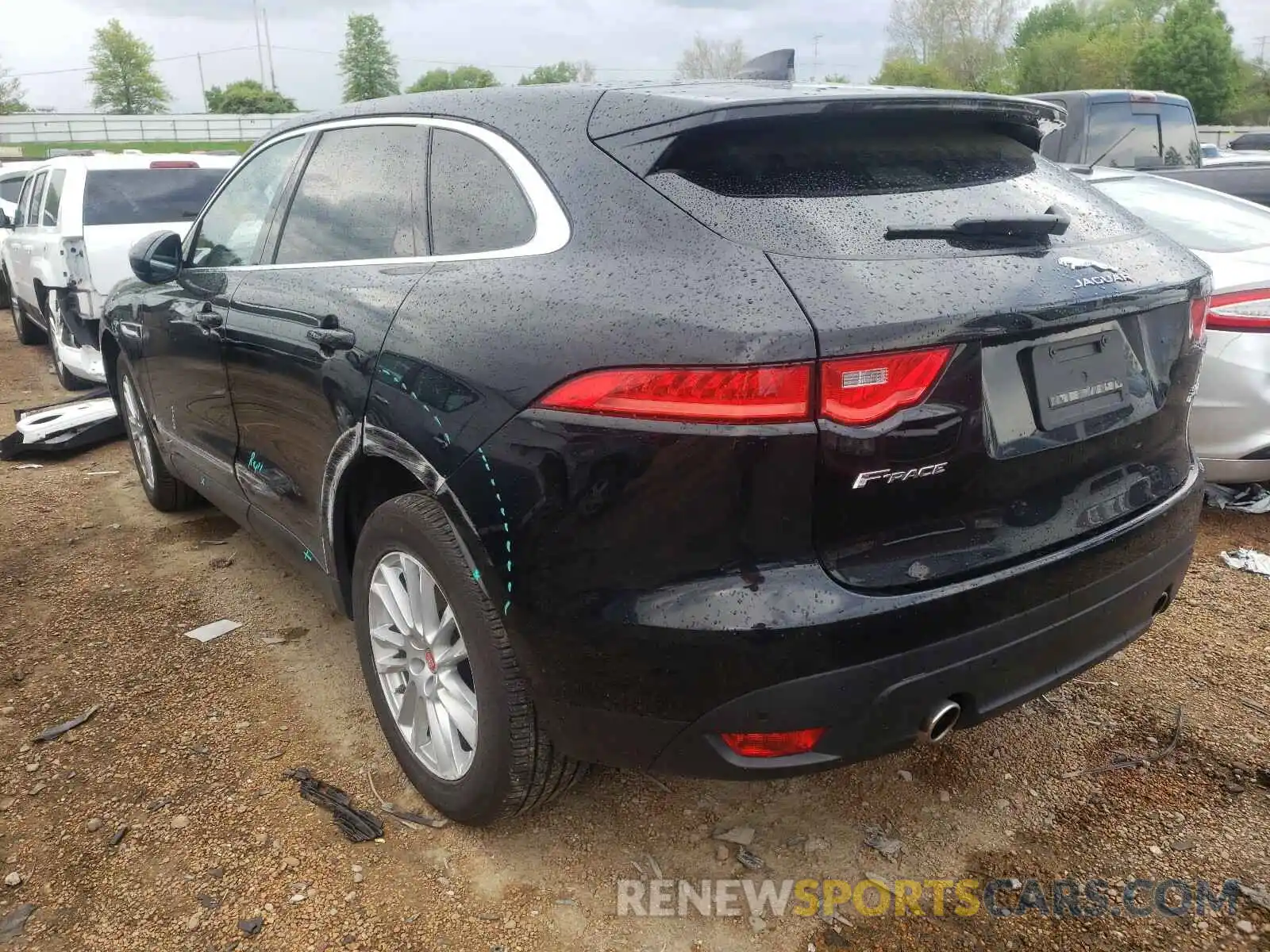 3 Фотография поврежденного автомобиля SADCK2GX0LA640217 JAGUAR F-PACE 2020