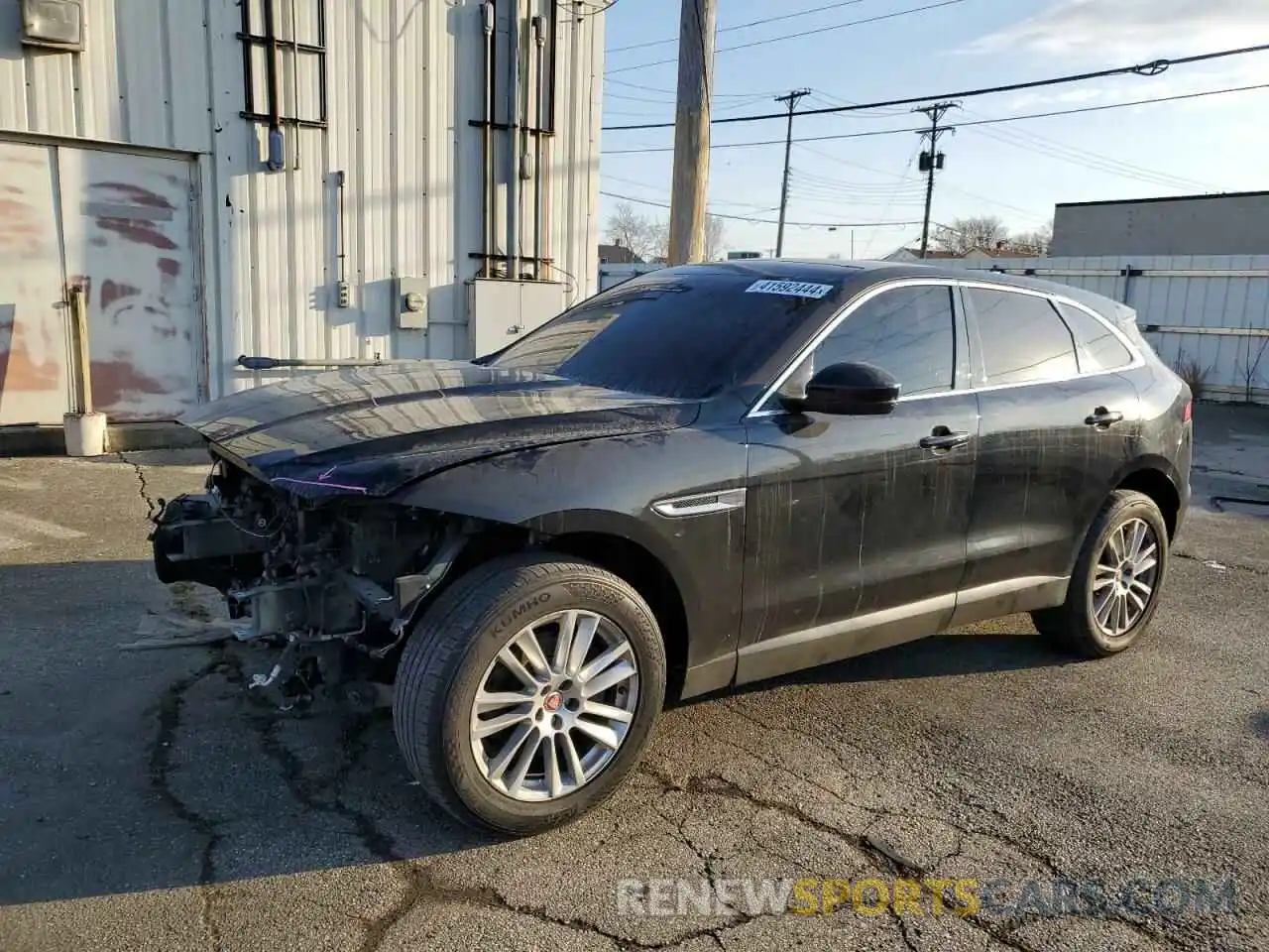 1 Photograph of a damaged car SADCK2GX0LA640752 JAGUAR F-PACE 2020