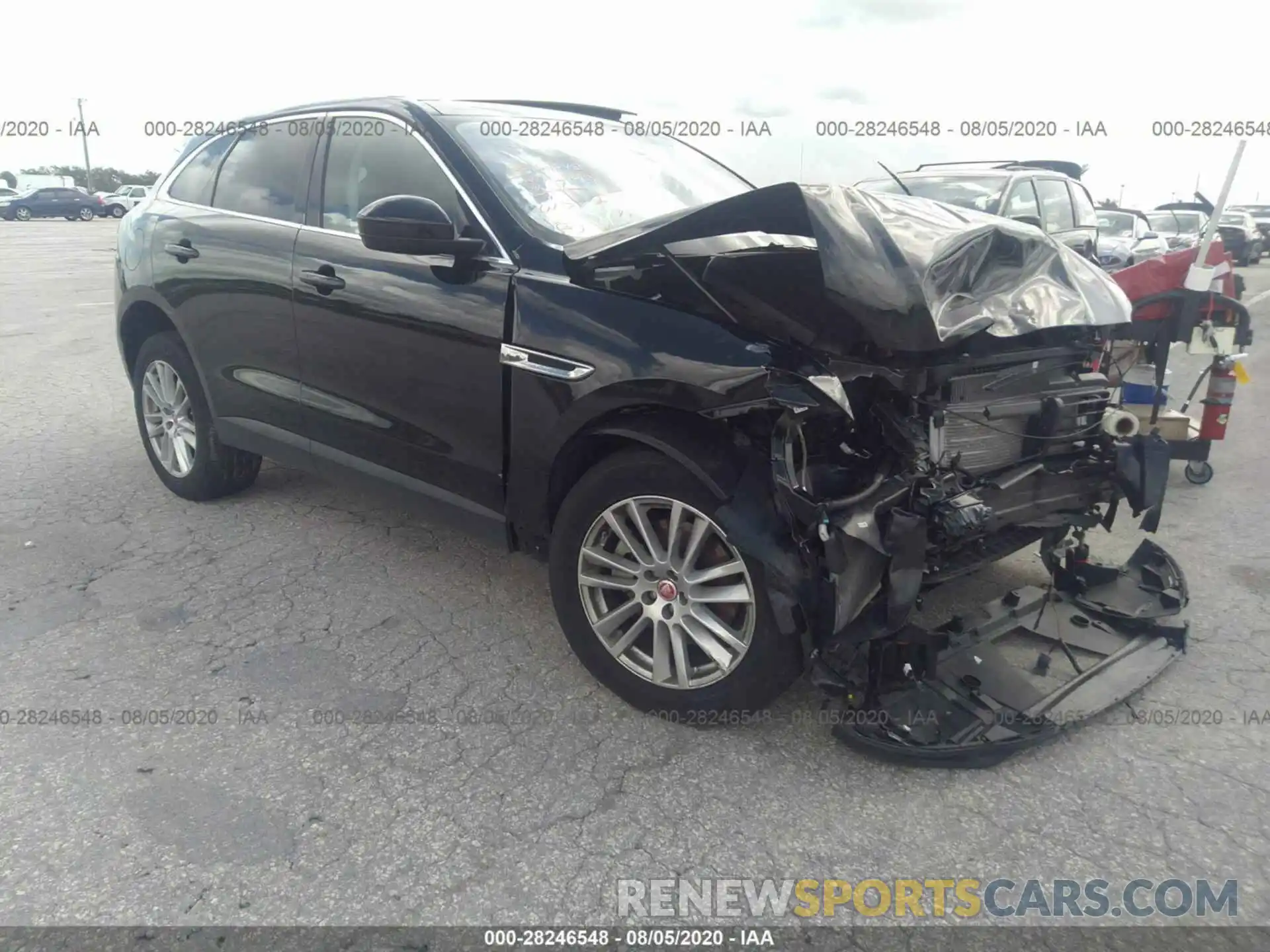 1 Photograph of a damaged car SADCK2GX1LA635611 JAGUAR F-PACE 2020