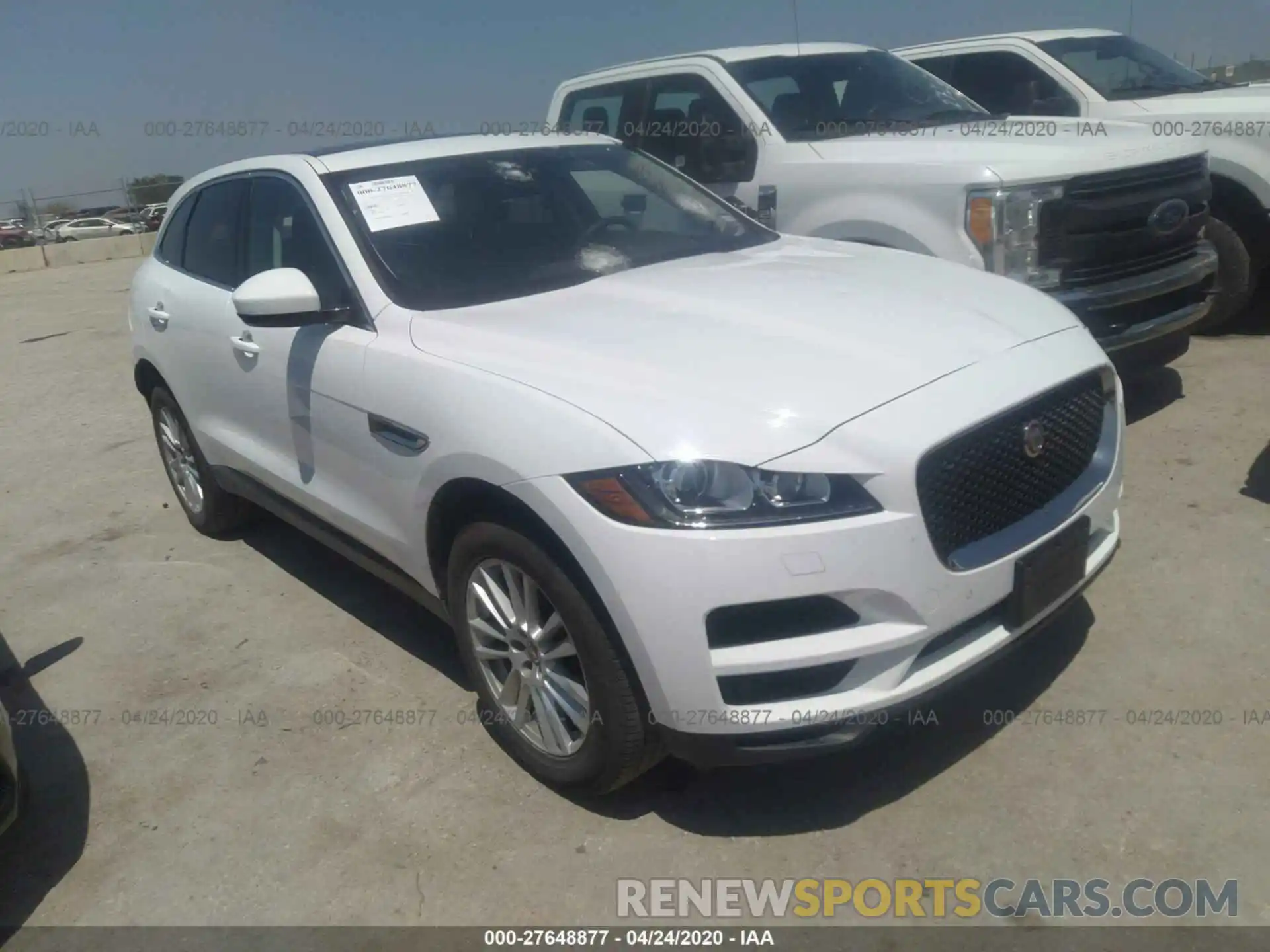 1 Photograph of a damaged car SADCK2GX1LA638346 JAGUAR F-PACE 2020