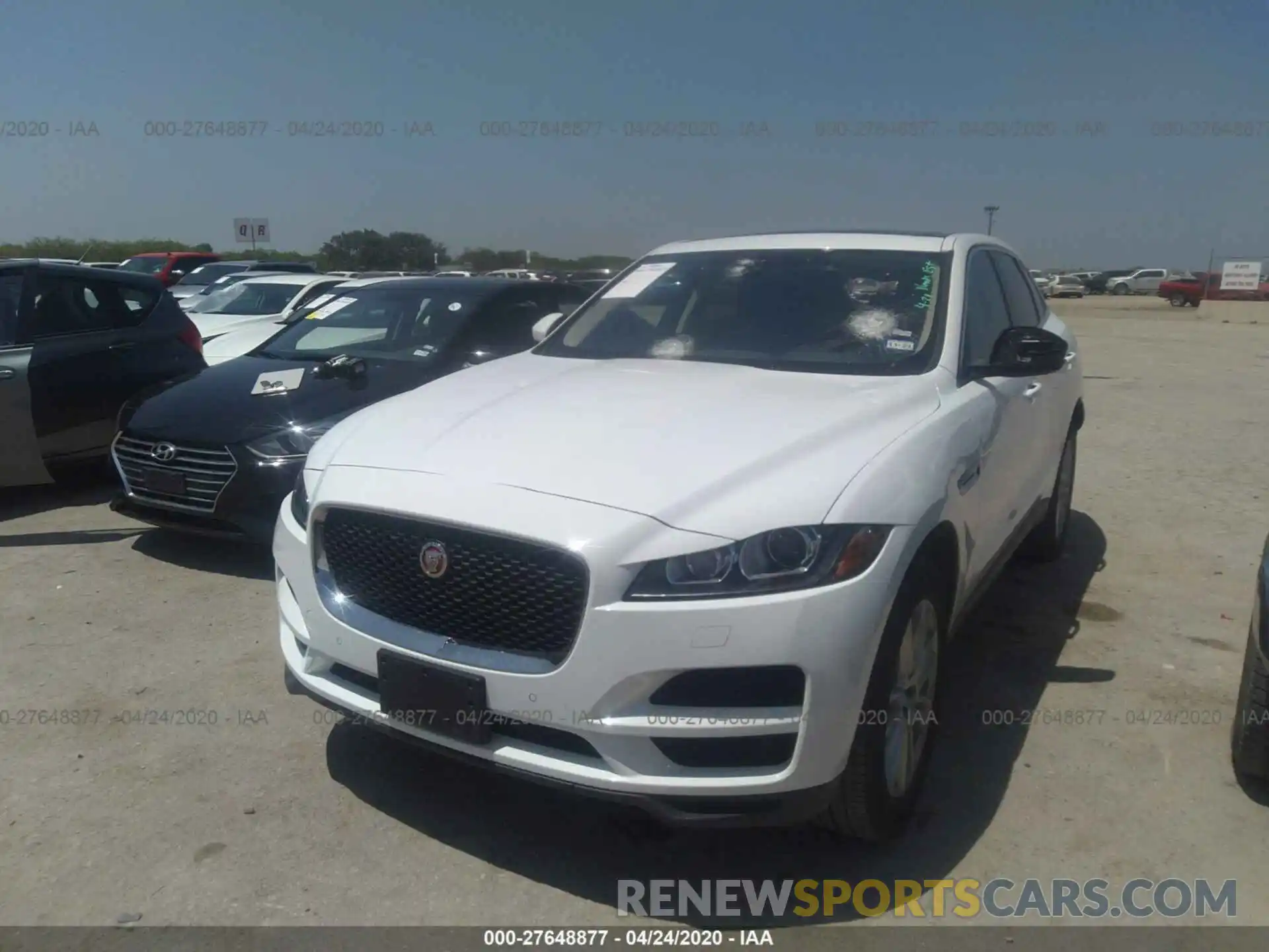 2 Photograph of a damaged car SADCK2GX1LA638346 JAGUAR F-PACE 2020