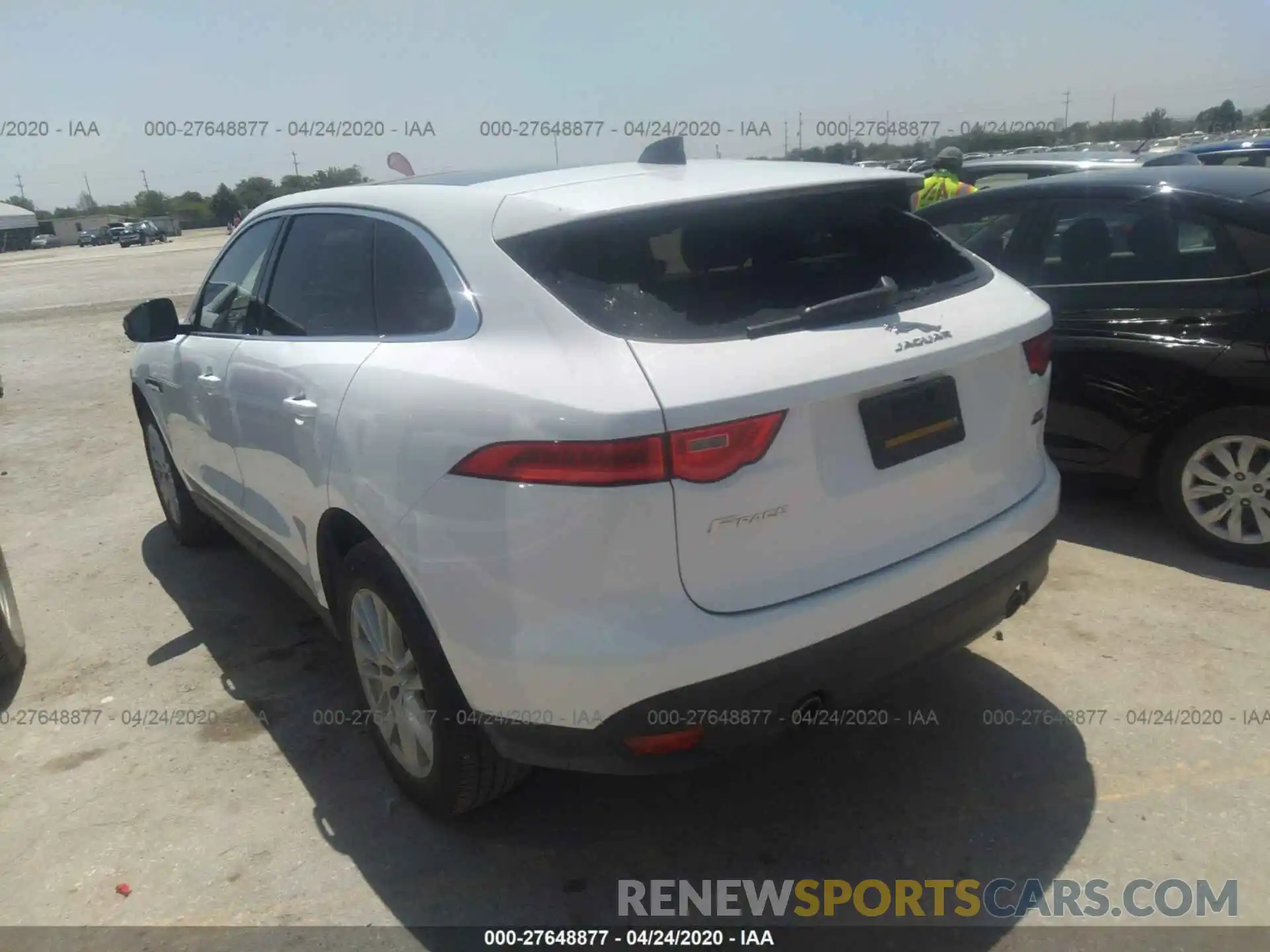 3 Фотография поврежденного автомобиля SADCK2GX1LA638346 JAGUAR F-PACE 2020