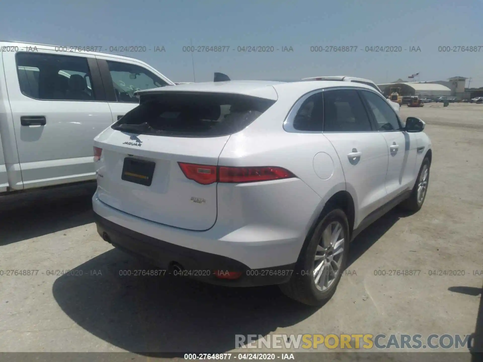 4 Фотография поврежденного автомобиля SADCK2GX1LA638346 JAGUAR F-PACE 2020