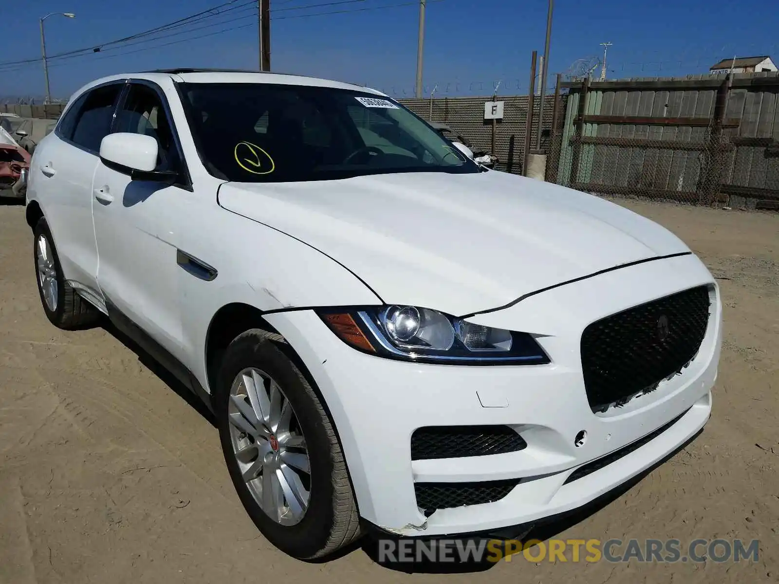 1 Photograph of a damaged car SADCK2GX2LA634936 JAGUAR F-PACE 2020