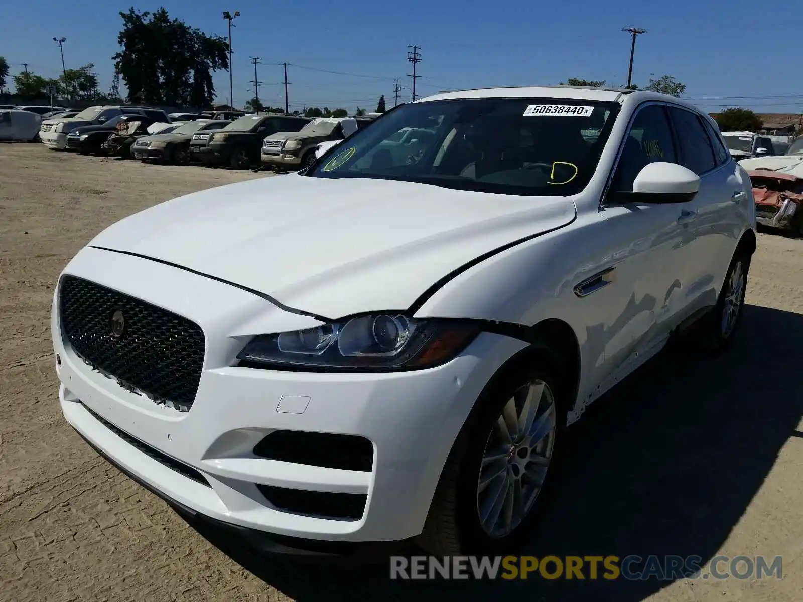 2 Photograph of a damaged car SADCK2GX2LA634936 JAGUAR F-PACE 2020