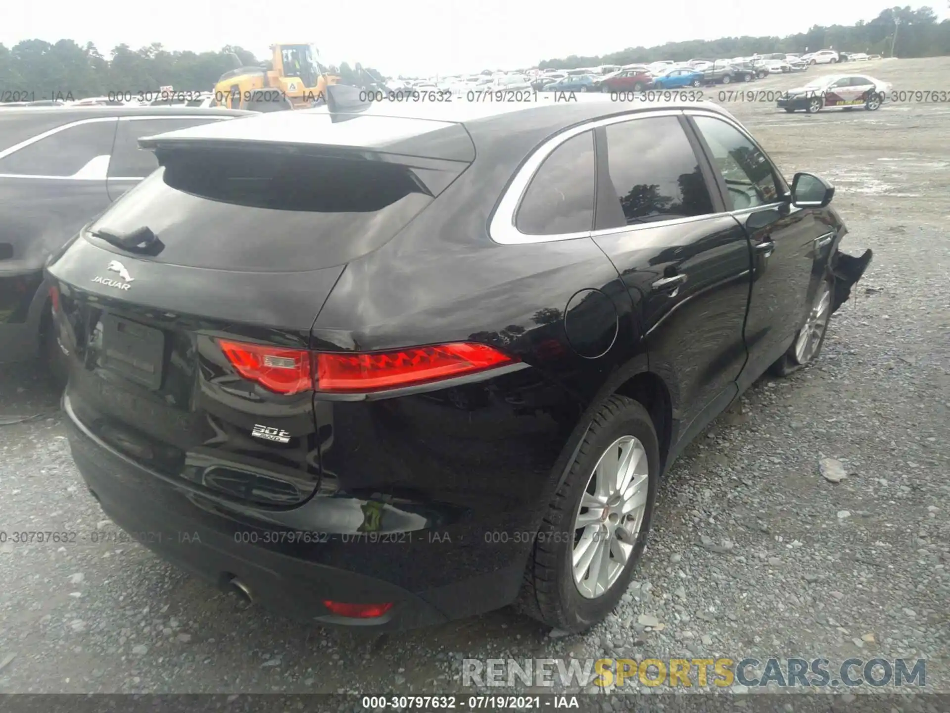 4 Фотография поврежденного автомобиля SADCK2GX2LA635410 JAGUAR F-PACE 2020