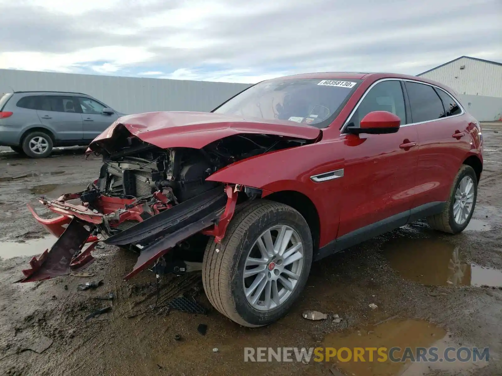 2 Фотография поврежденного автомобиля SADCK2GX2LA638498 JAGUAR F-PACE 2020