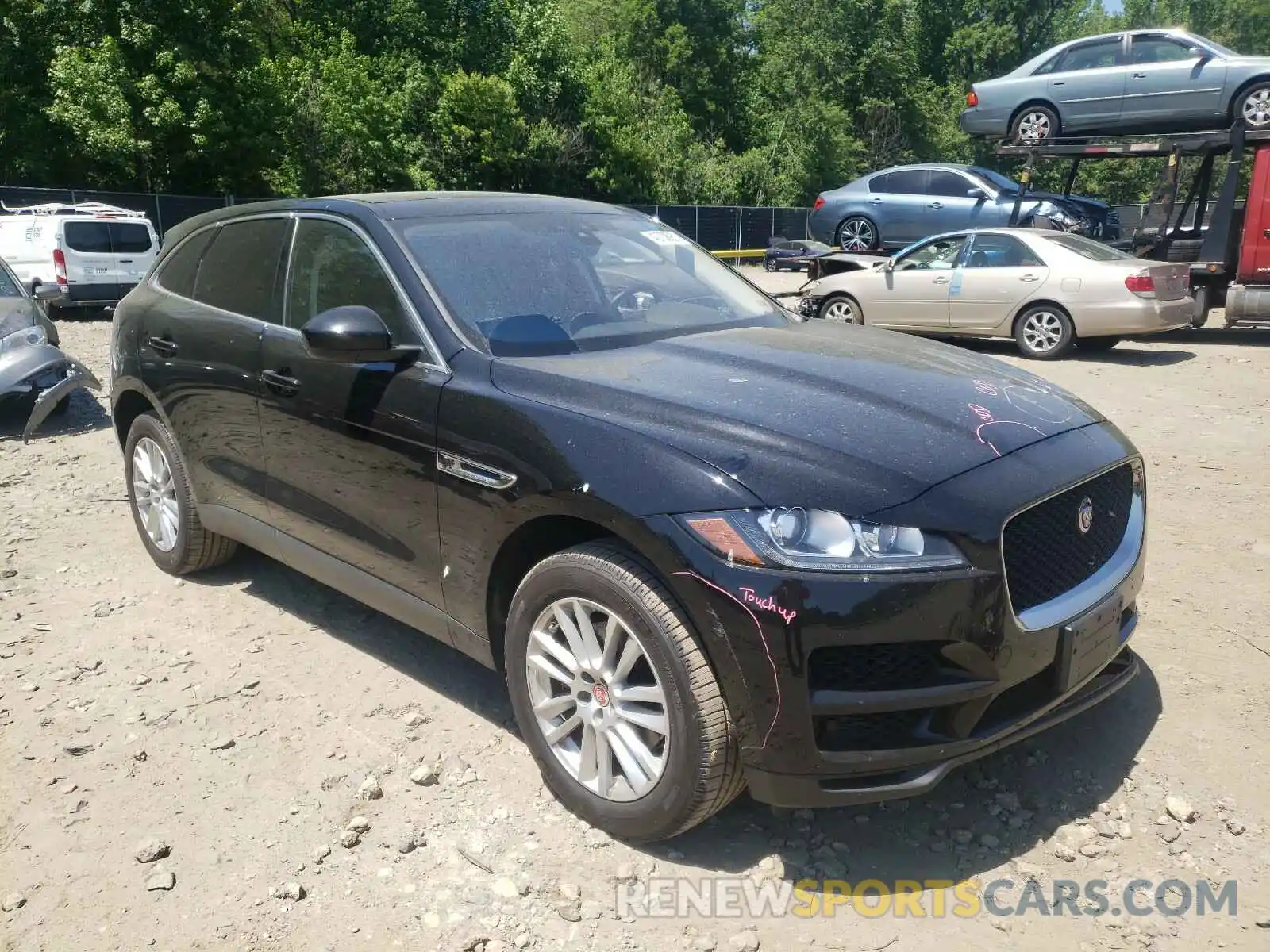 1 Photograph of a damaged car SADCK2GX2LA639036 JAGUAR F-PACE 2020