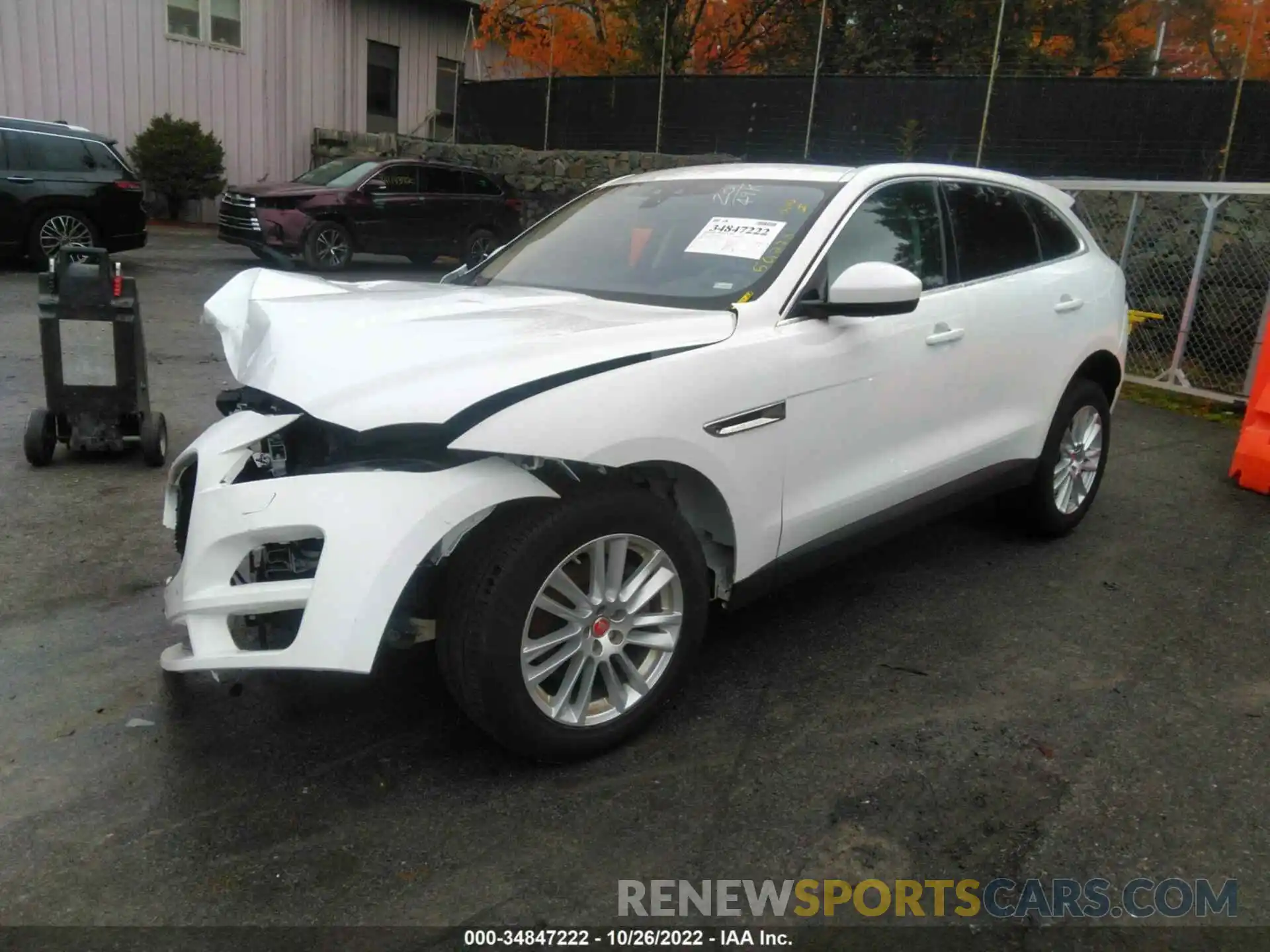 2 Фотография поврежденного автомобиля SADCK2GX2LA639344 JAGUAR F-PACE 2020