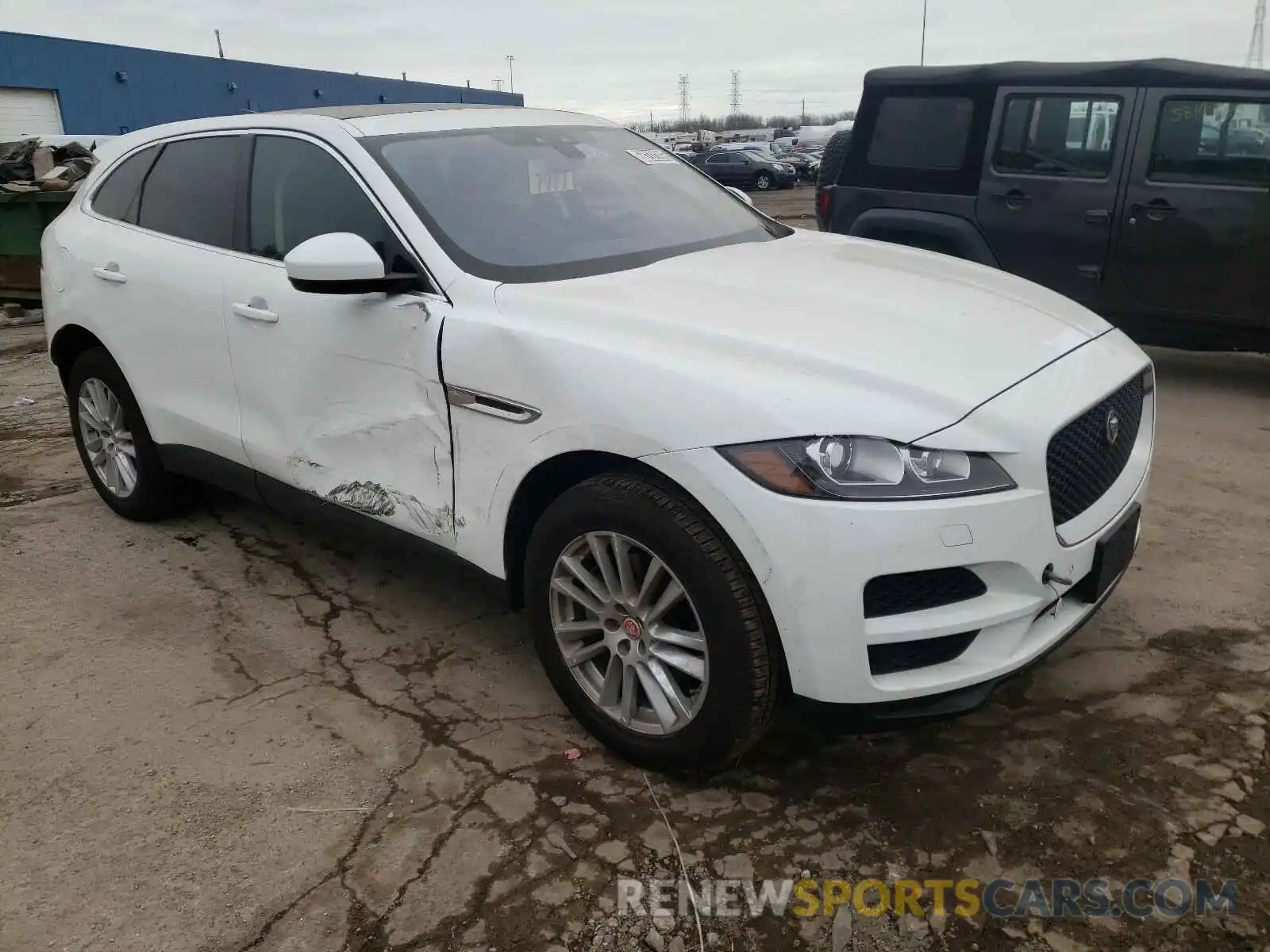 1 Photograph of a damaged car SADCK2GX2LA643118 JAGUAR F-PACE 2020