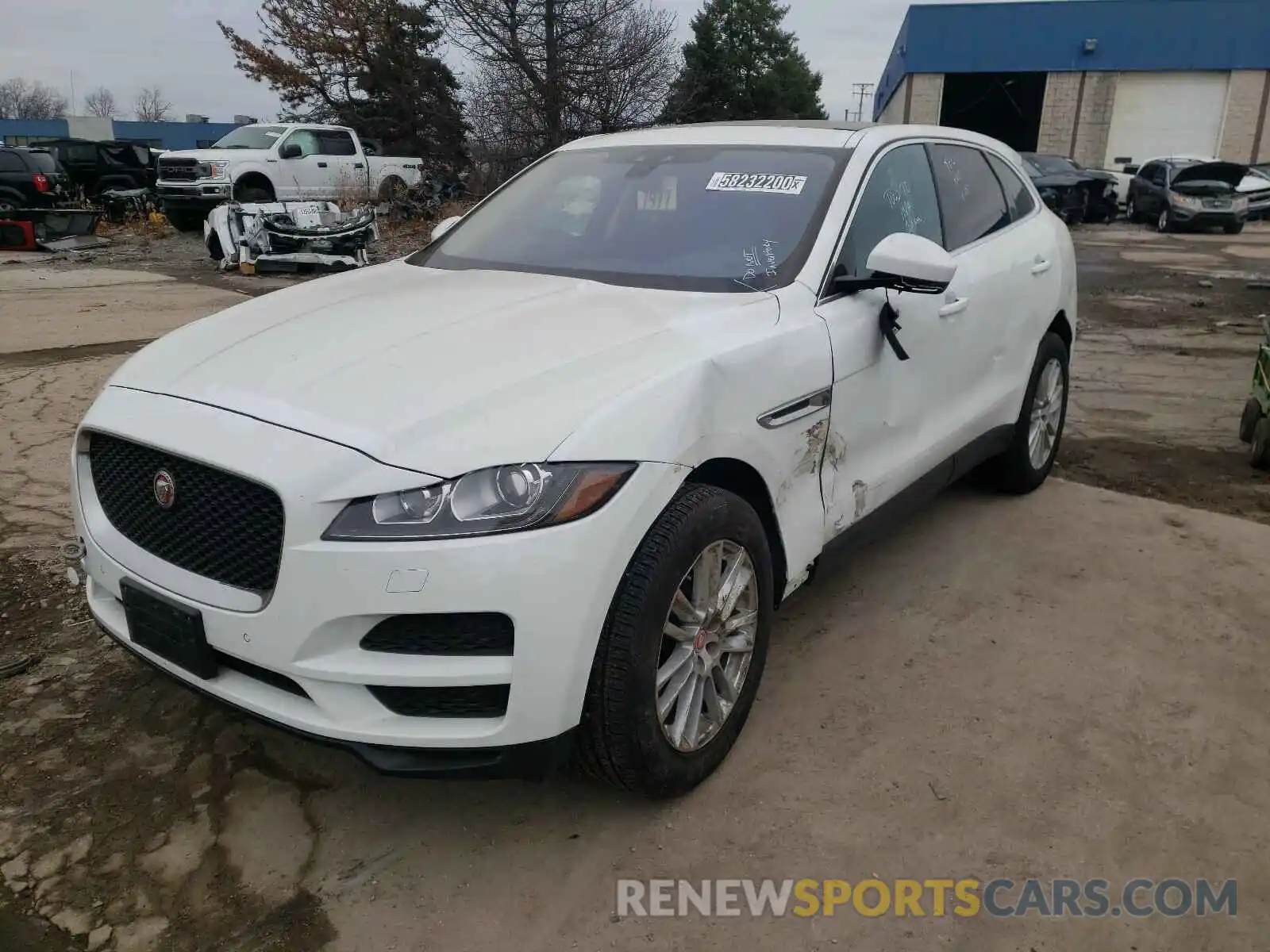 2 Фотография поврежденного автомобиля SADCK2GX2LA643118 JAGUAR F-PACE 2020