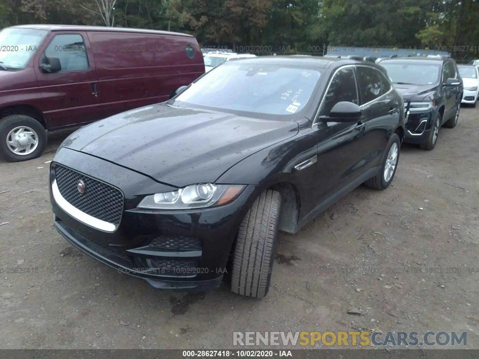 2 Фотография поврежденного автомобиля SADCK2GX3LA634718 JAGUAR F-PACE 2020