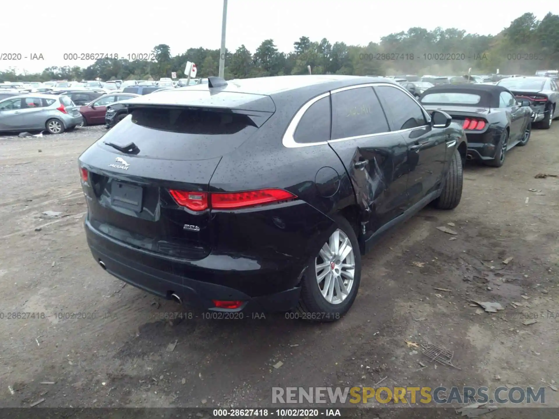 4 Фотография поврежденного автомобиля SADCK2GX3LA634718 JAGUAR F-PACE 2020