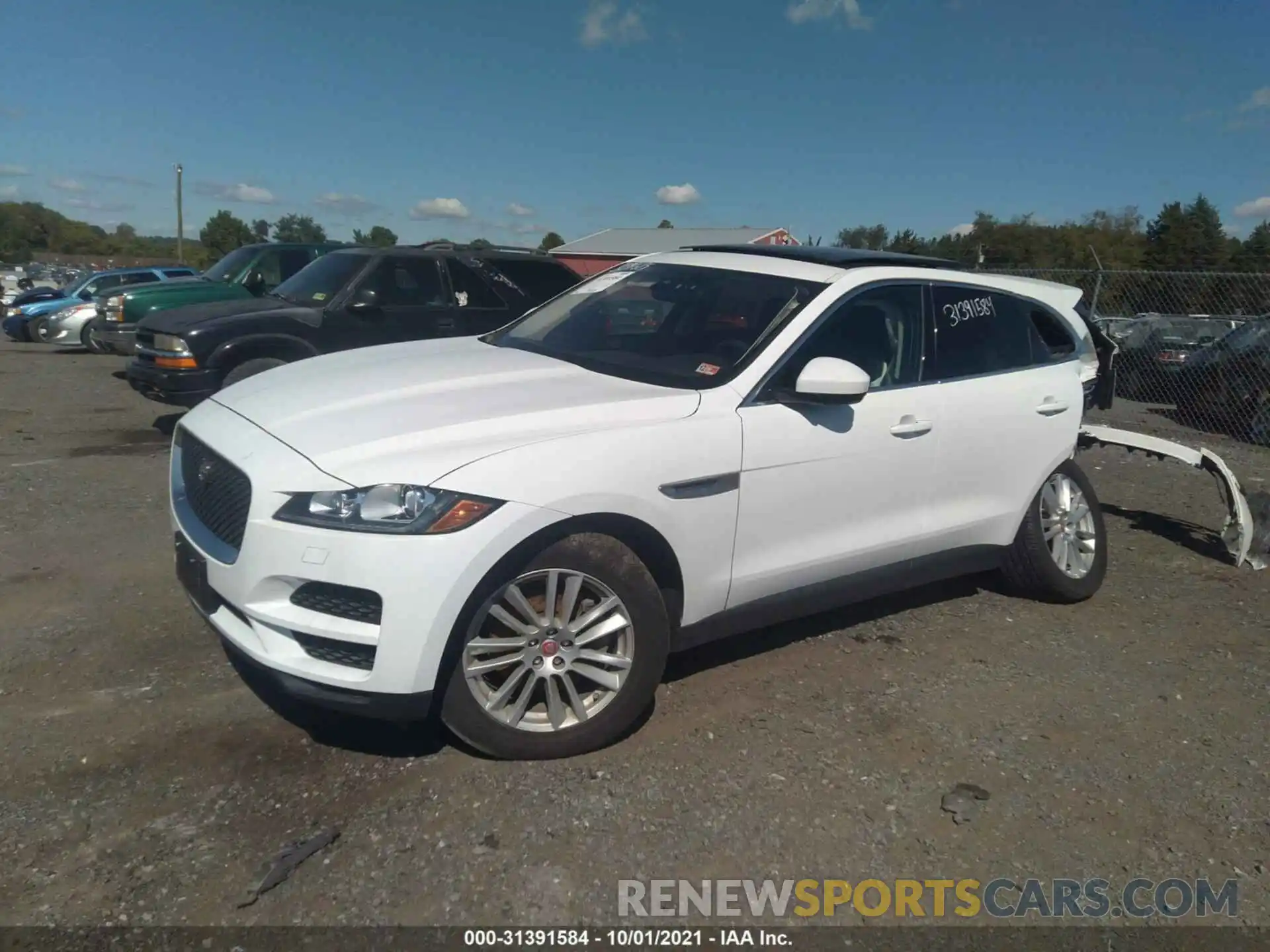 2 Фотография поврежденного автомобиля SADCK2GX4LA638924 JAGUAR F-PACE 2020