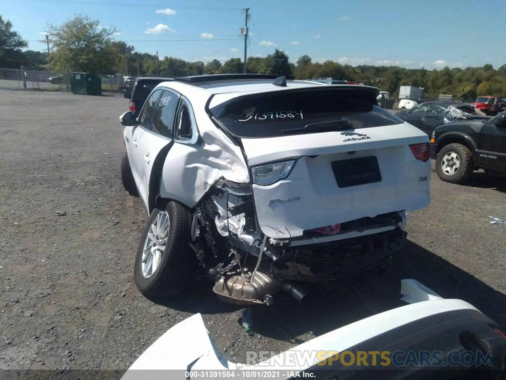 6 Photograph of a damaged car SADCK2GX4LA638924 JAGUAR F-PACE 2020