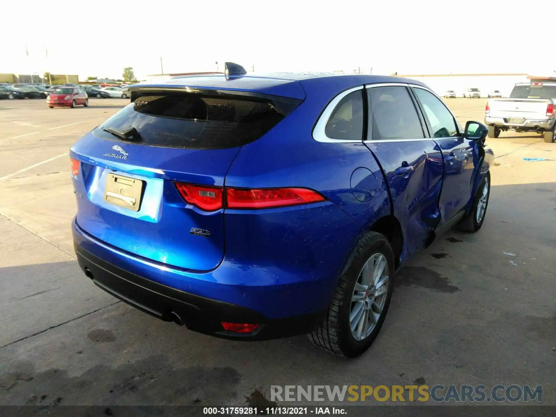 4 Фотография поврежденного автомобиля SADCK2GX4LA641080 JAGUAR F-PACE 2020