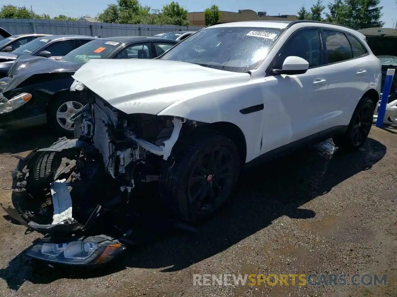 2 Photograph of a damaged car SADCK2GX4LA642178 JAGUAR F-PACE 2020