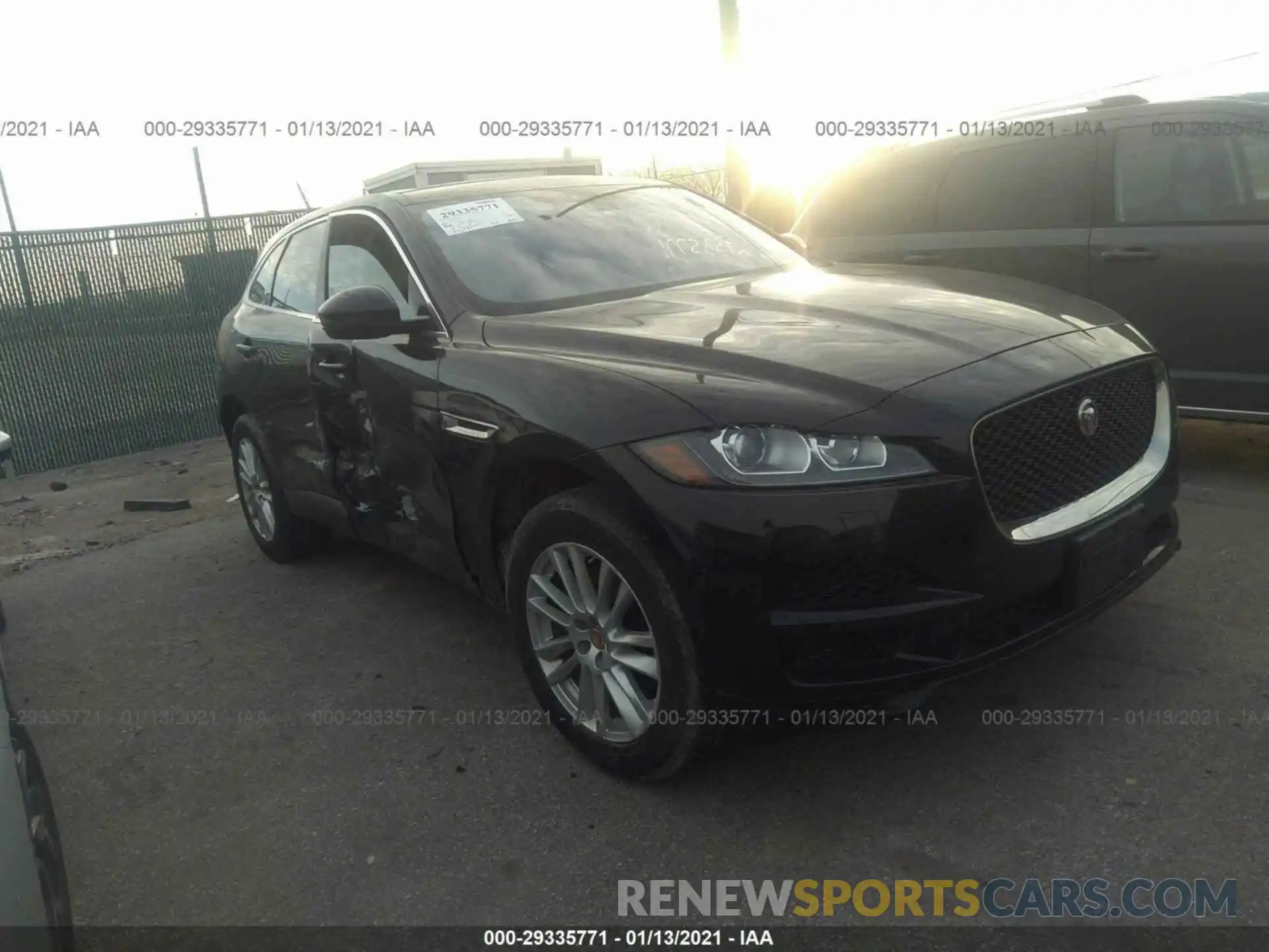 1 Фотография поврежденного автомобиля SADCK2GX5LA633795 JAGUAR F-PACE 2020