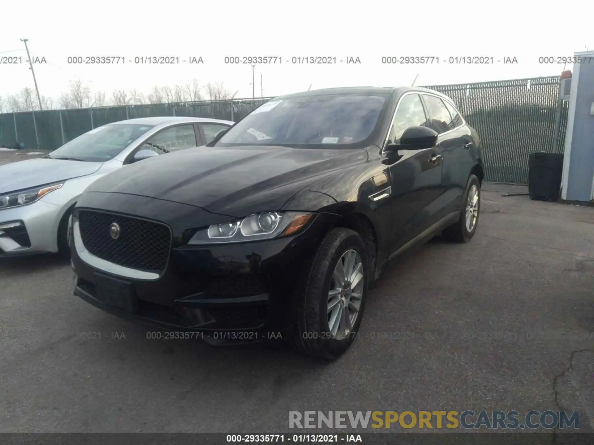 2 Фотография поврежденного автомобиля SADCK2GX5LA633795 JAGUAR F-PACE 2020