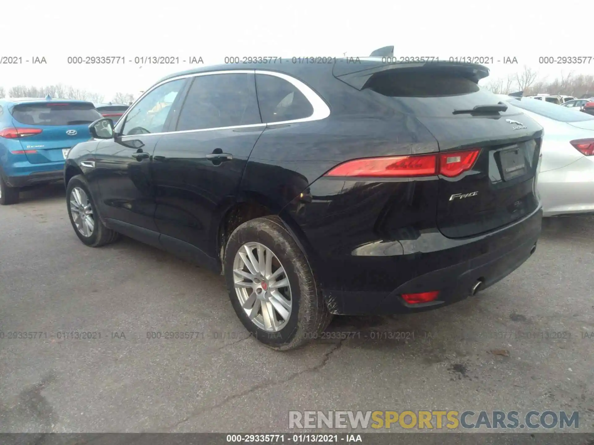 3 Фотография поврежденного автомобиля SADCK2GX5LA633795 JAGUAR F-PACE 2020