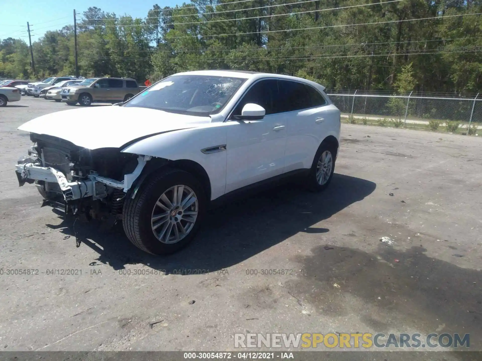 2 Photograph of a damaged car SADCK2GX5LA634980 JAGUAR F-PACE 2020