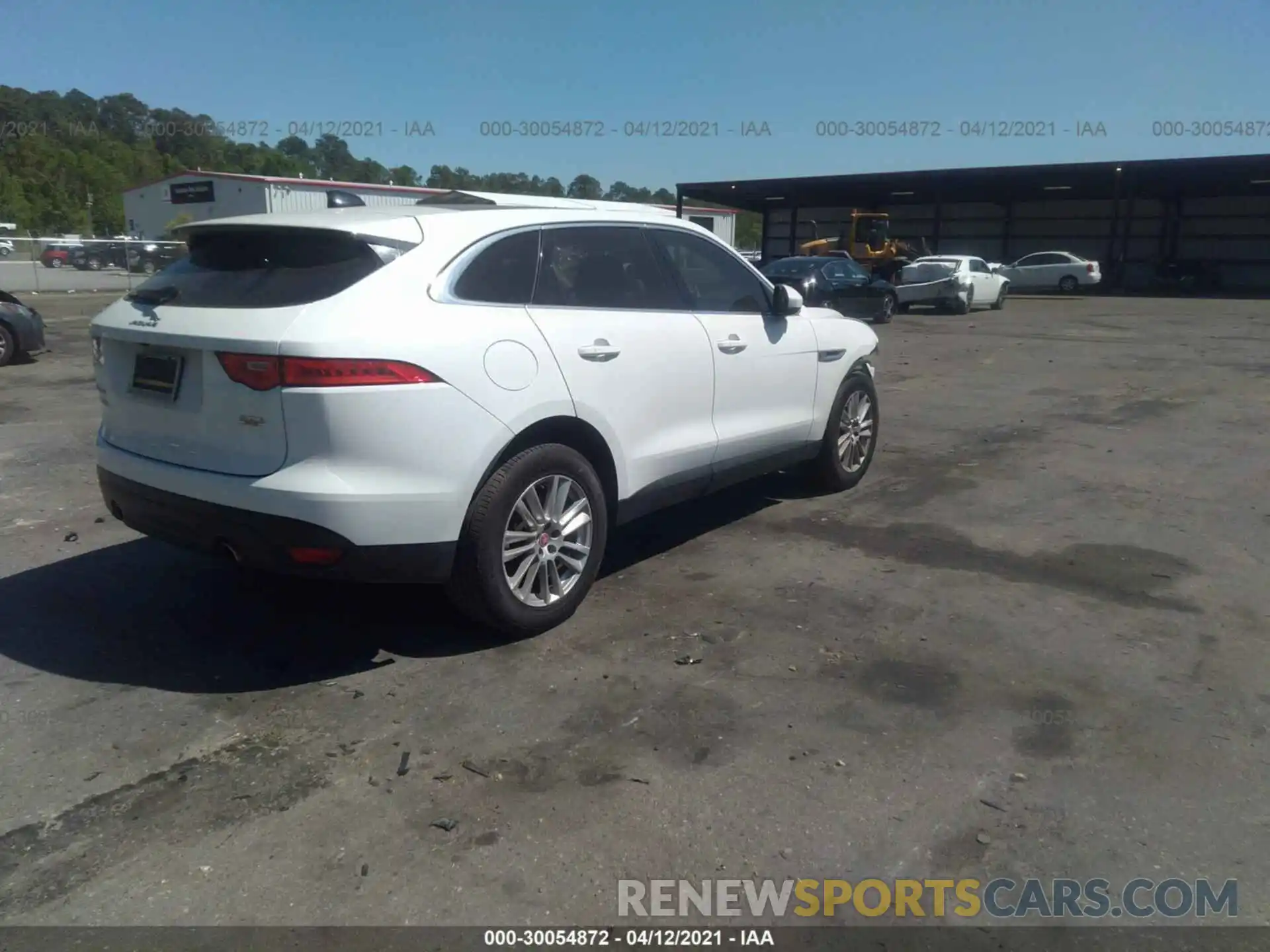 4 Photograph of a damaged car SADCK2GX5LA634980 JAGUAR F-PACE 2020