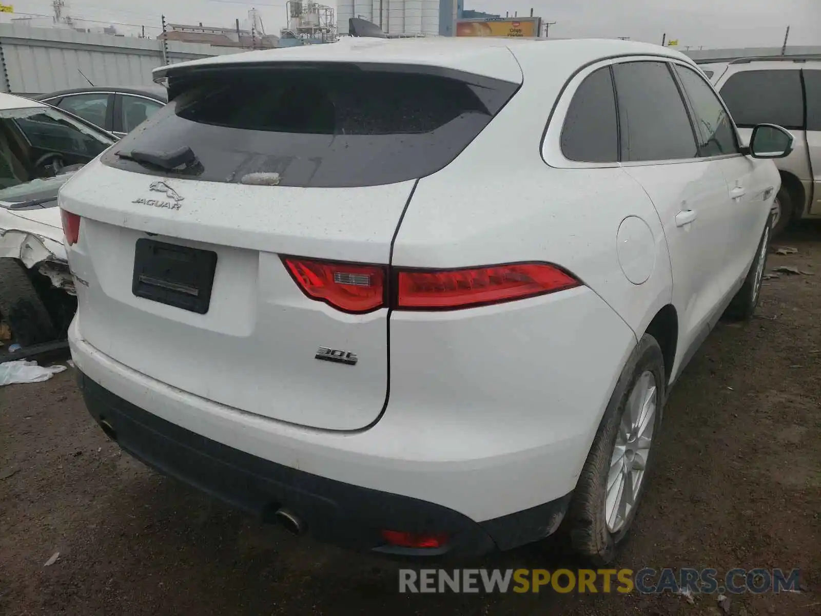 4 Фотография поврежденного автомобиля SADCK2GX5LA637359 JAGUAR F-PACE 2020