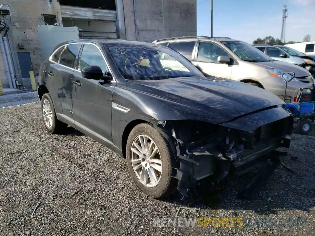 1 Photograph of a damaged car SADCK2GX5LA637443 JAGUAR F-PACE 2020