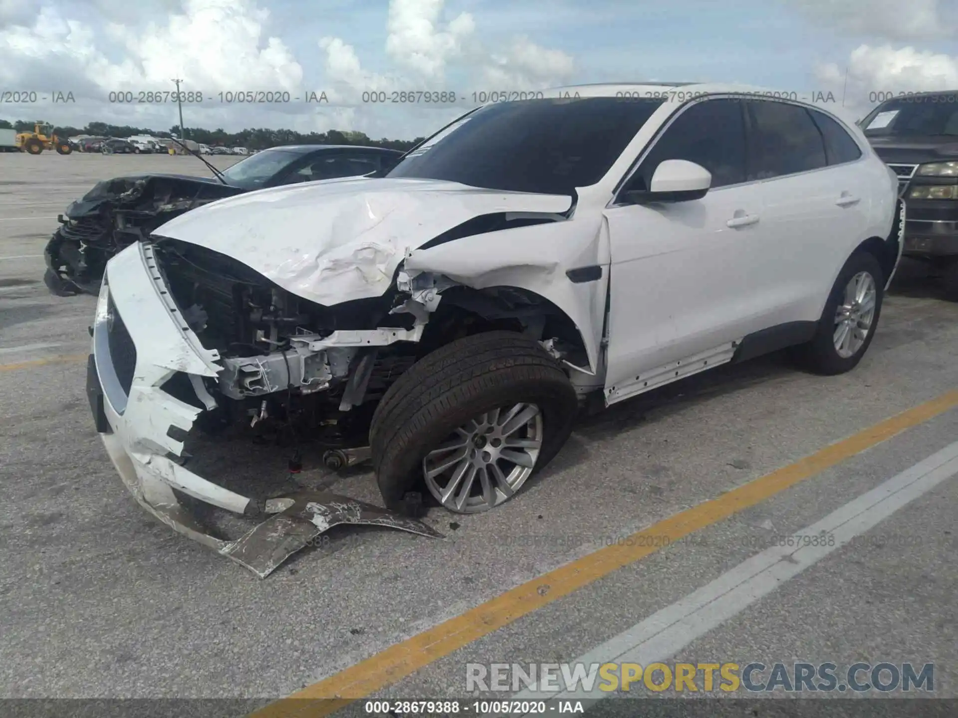 2 Photograph of a damaged car SADCK2GX5LA638544 JAGUAR F-PACE 2020