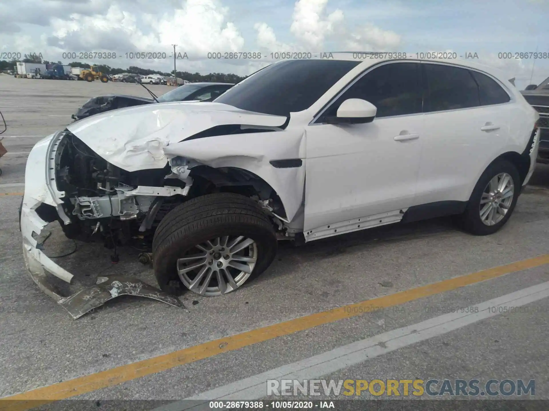 6 Photograph of a damaged car SADCK2GX5LA638544 JAGUAR F-PACE 2020