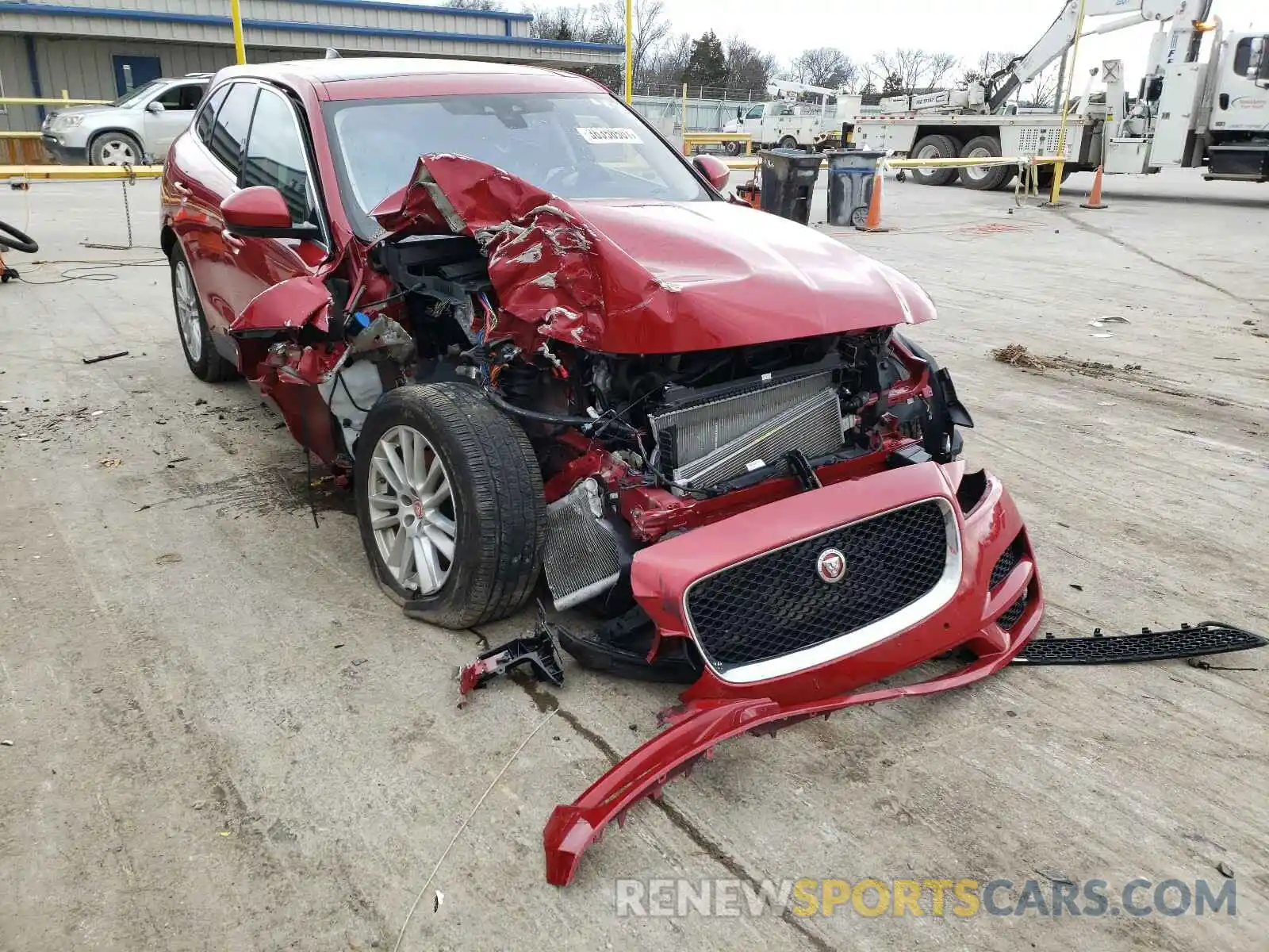 1 Photograph of a damaged car SADCK2GX5LA638933 JAGUAR F-PACE 2020