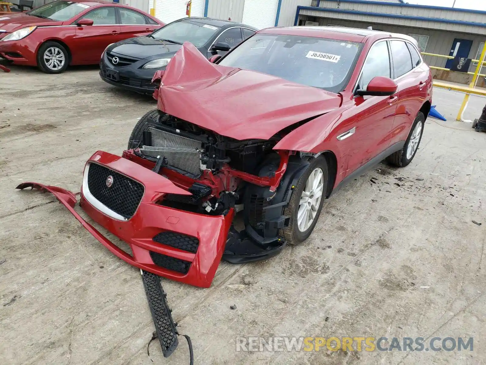 2 Фотография поврежденного автомобиля SADCK2GX5LA638933 JAGUAR F-PACE 2020