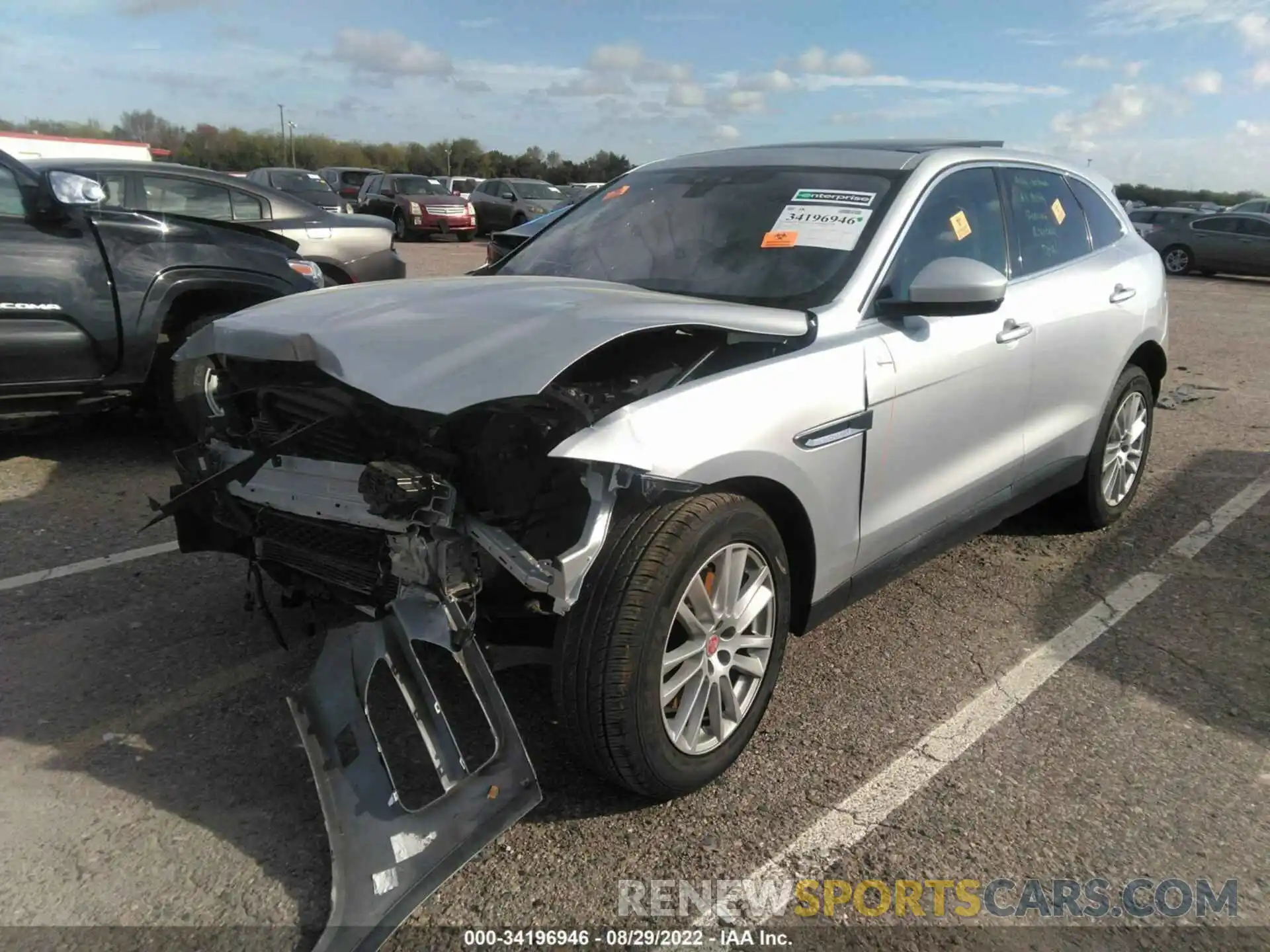 2 Photograph of a damaged car SADCK2GX5LA639239 JAGUAR F-PACE 2020