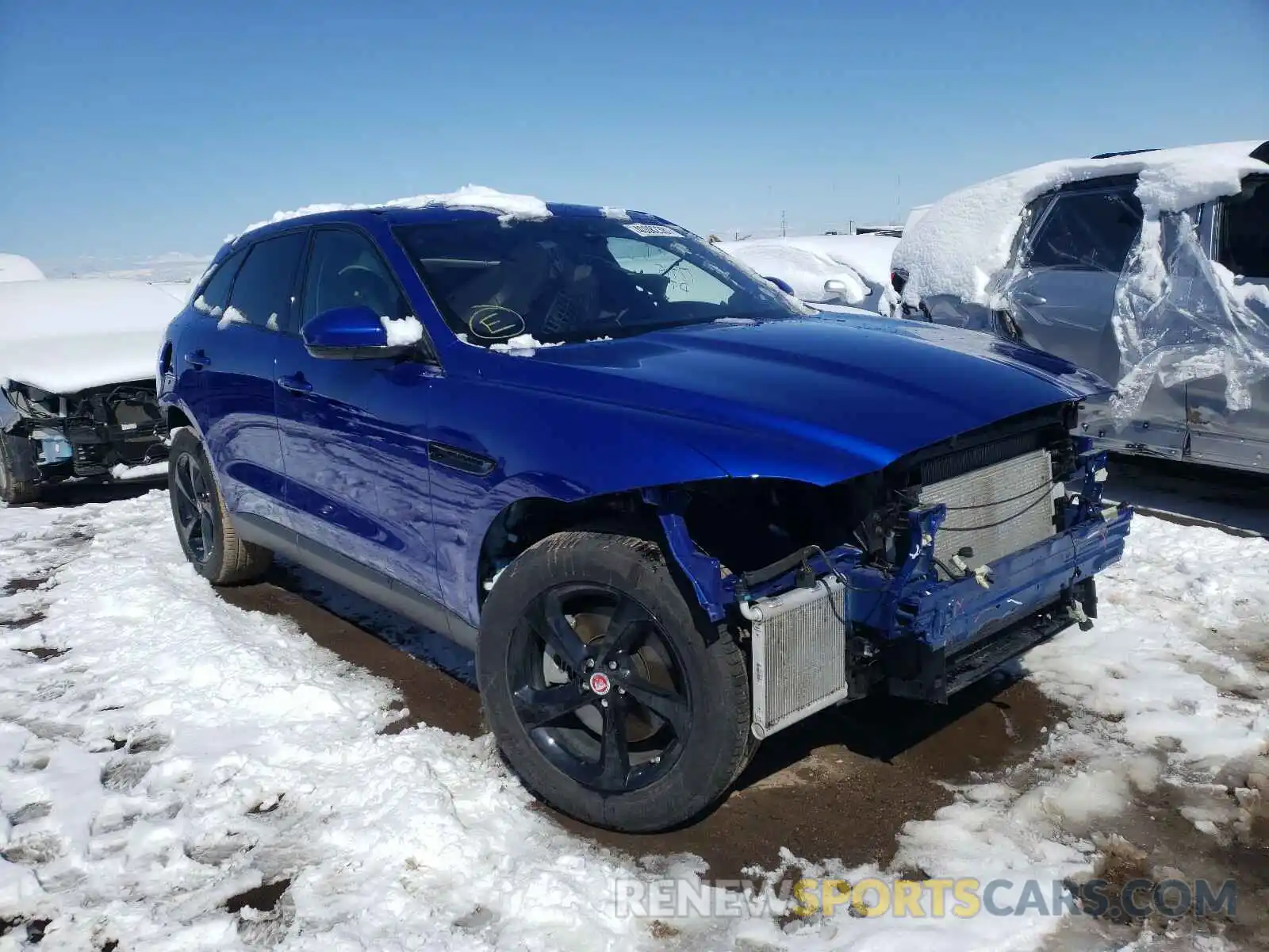 1 Photograph of a damaged car SADCK2GX6LA623650 JAGUAR F-PACE 2020