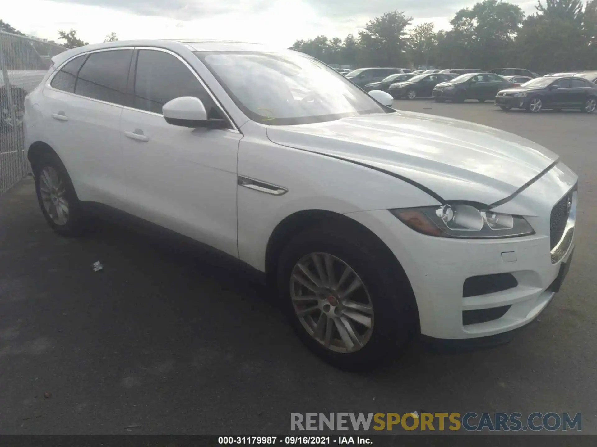 1 Photograph of a damaged car SADCK2GX6LA632011 JAGUAR F-PACE 2020