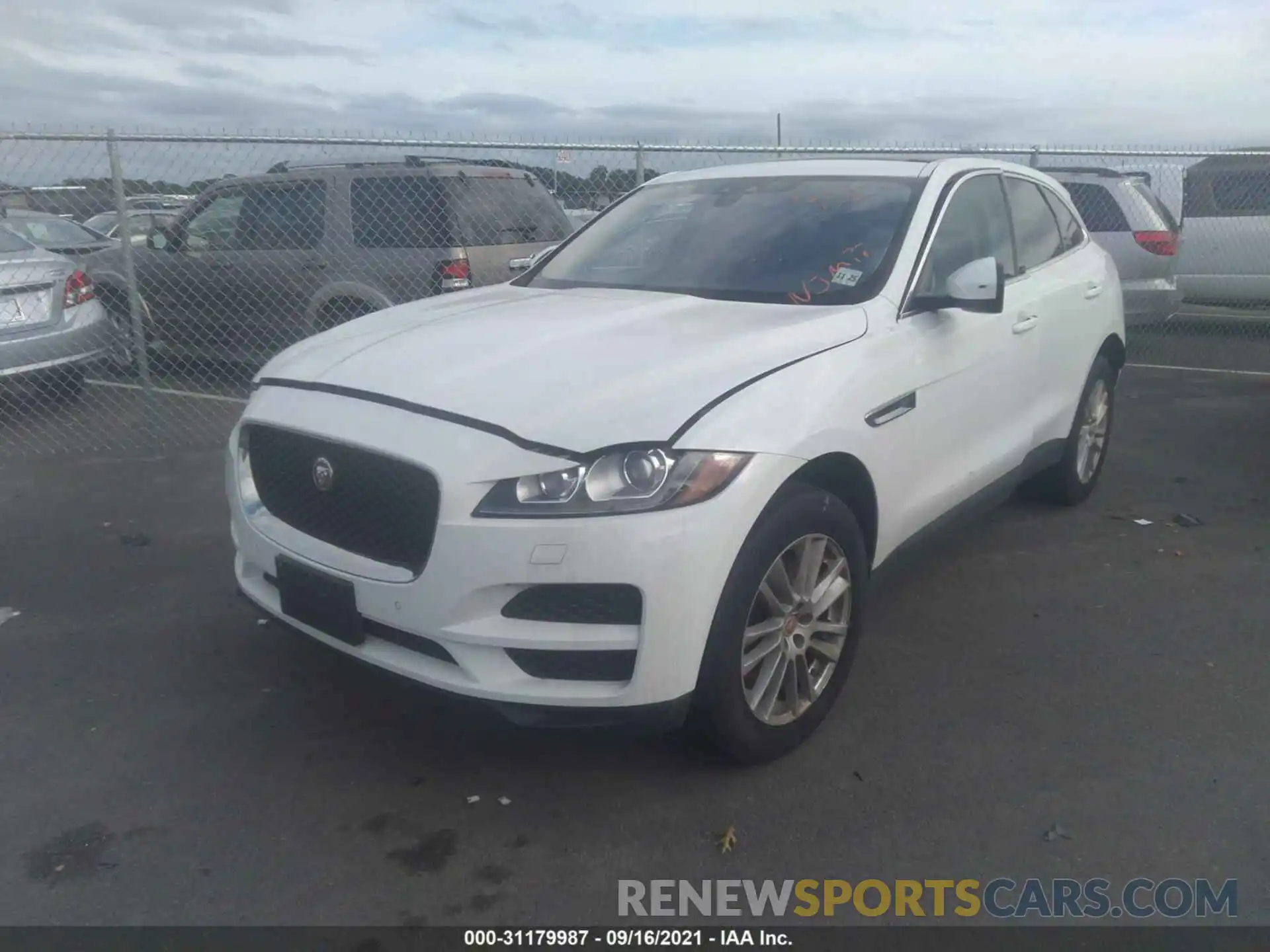 2 Фотография поврежденного автомобиля SADCK2GX6LA632011 JAGUAR F-PACE 2020