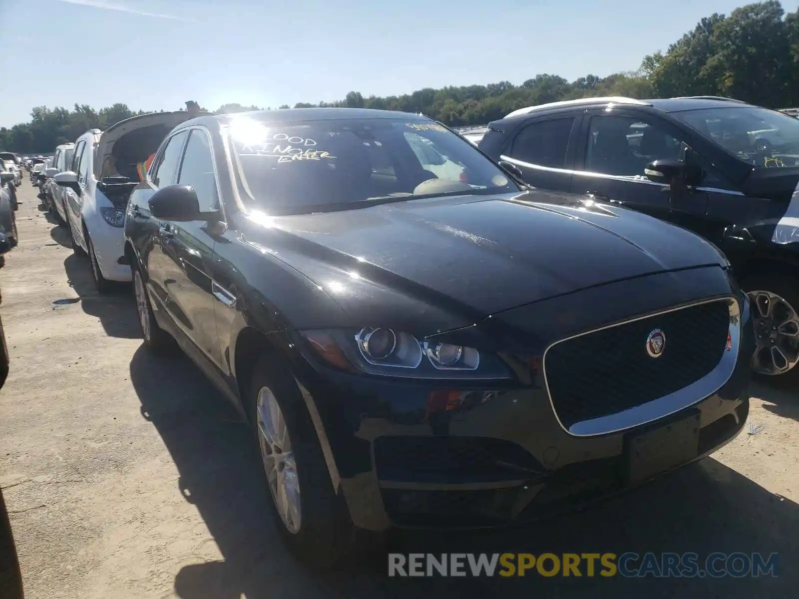 1 Photograph of a damaged car SADCK2GX6LA632915 JAGUAR F-PACE 2020