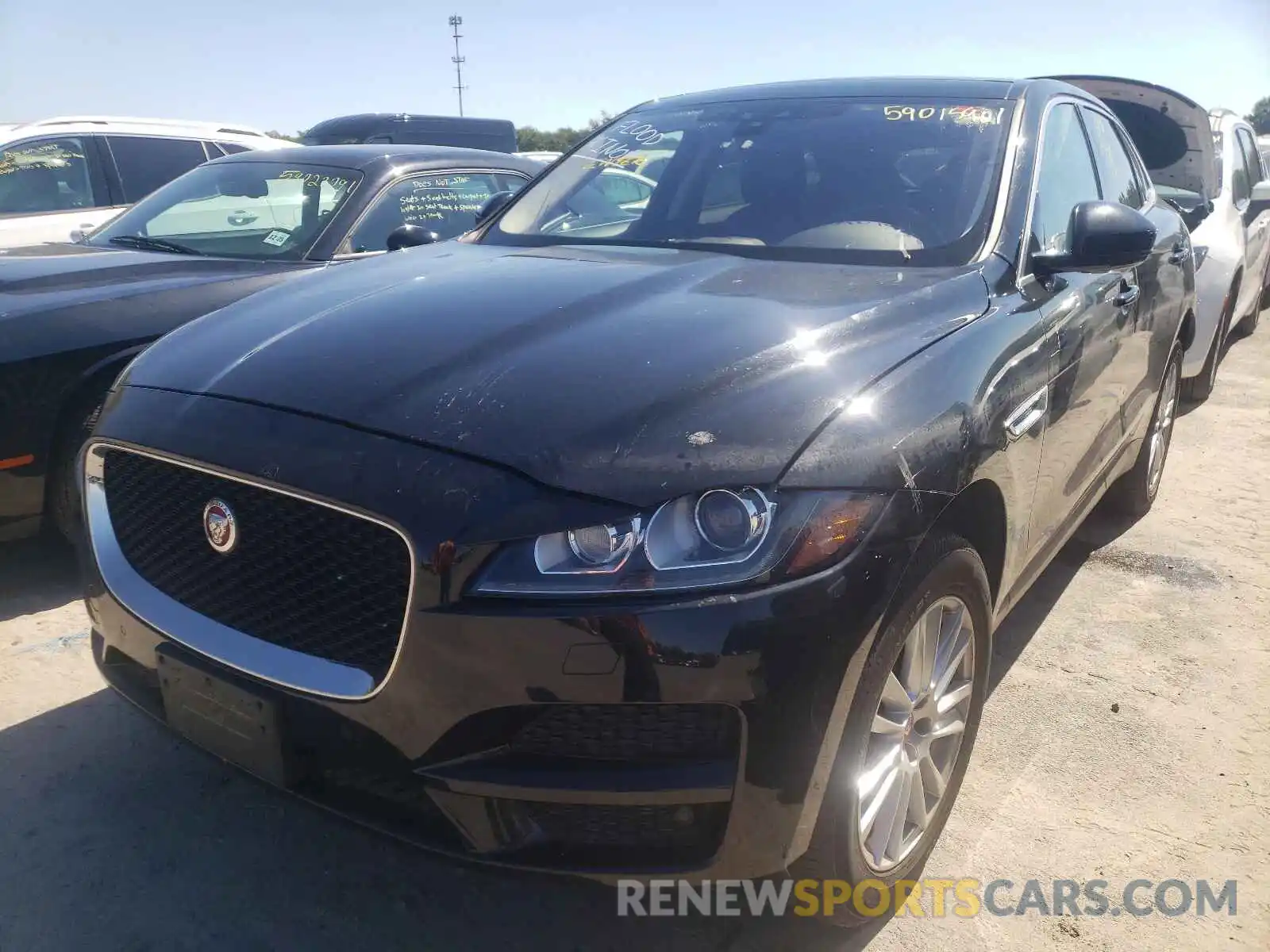 2 Photograph of a damaged car SADCK2GX6LA632915 JAGUAR F-PACE 2020