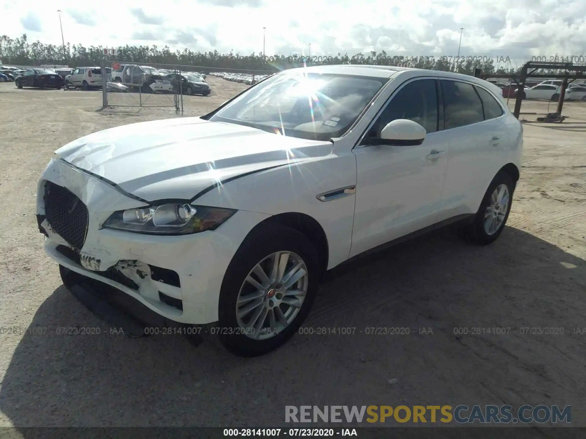 2 Фотография поврежденного автомобиля SADCK2GX6LA634681 JAGUAR F-PACE 2020