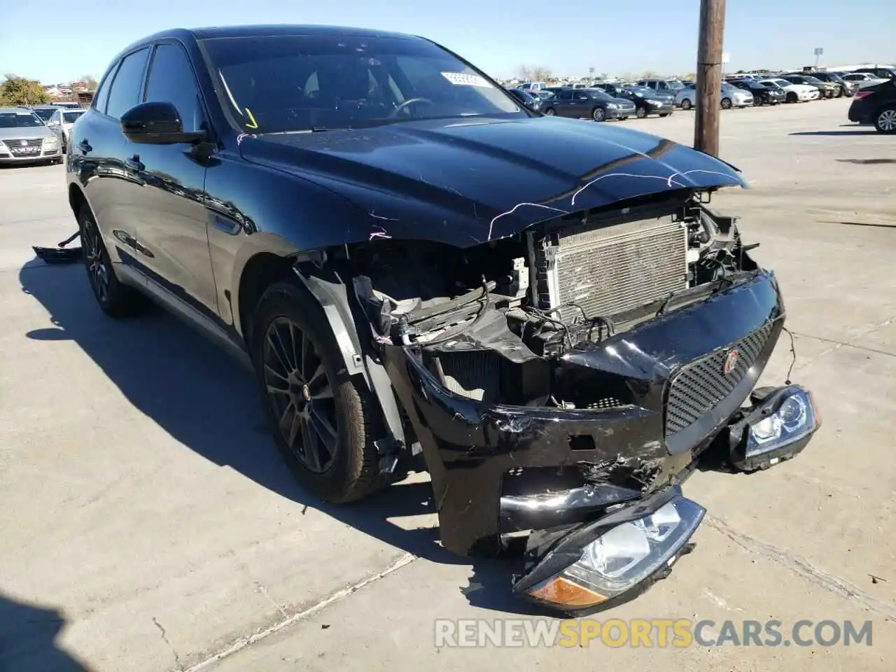 1 Photograph of a damaged car SADCK2GX6LA637886 JAGUAR F-PACE 2020