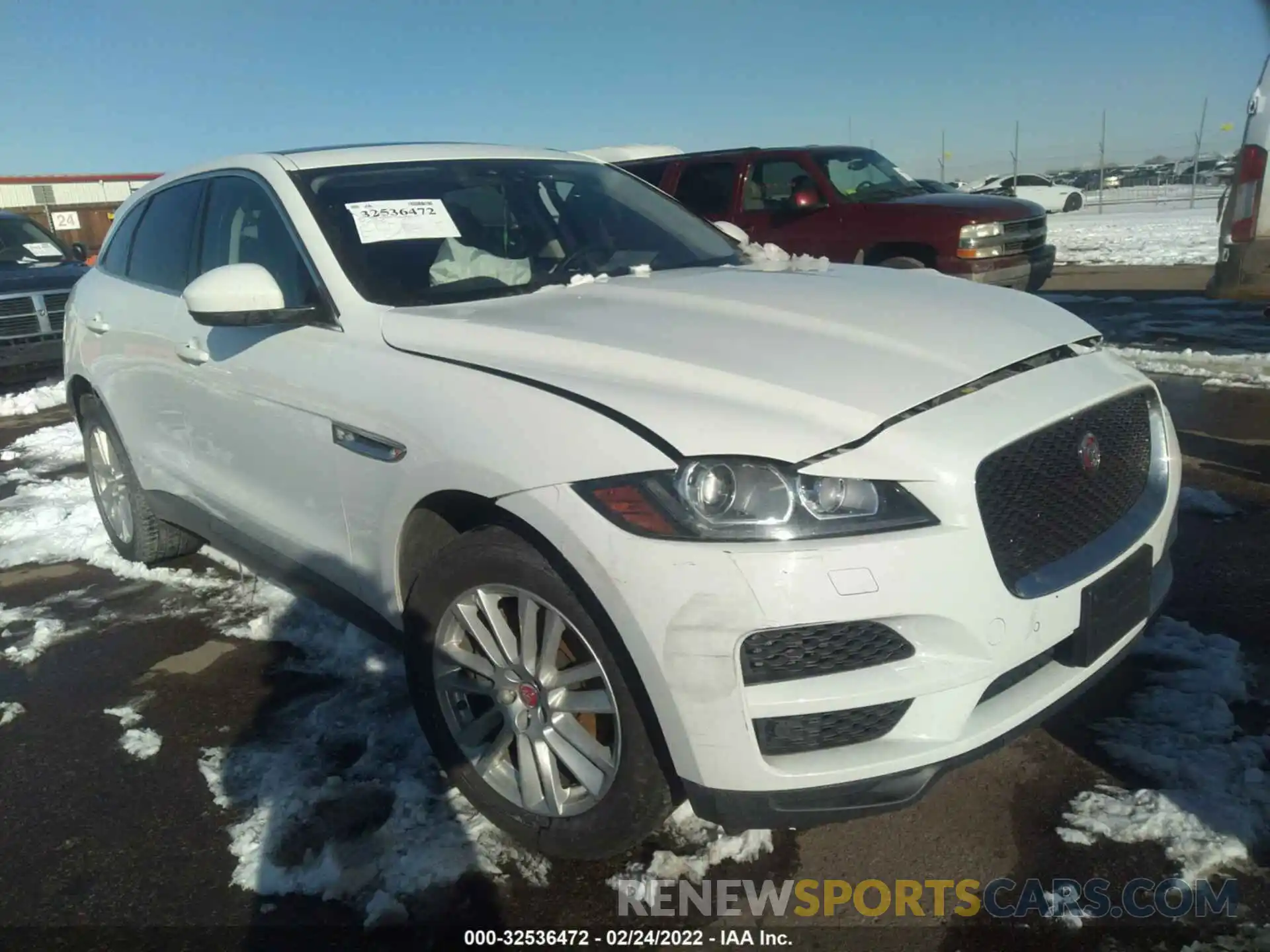 1 Photograph of a damaged car SADCK2GX6LA638407 JAGUAR F-PACE 2020