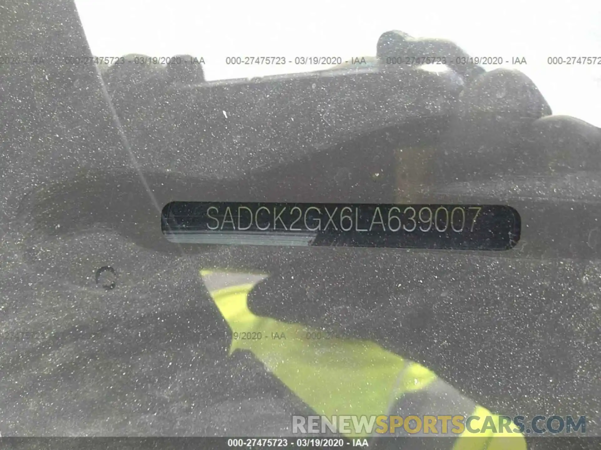 9 Фотография поврежденного автомобиля SADCK2GX6LA639007 JAGUAR F-PACE 2020