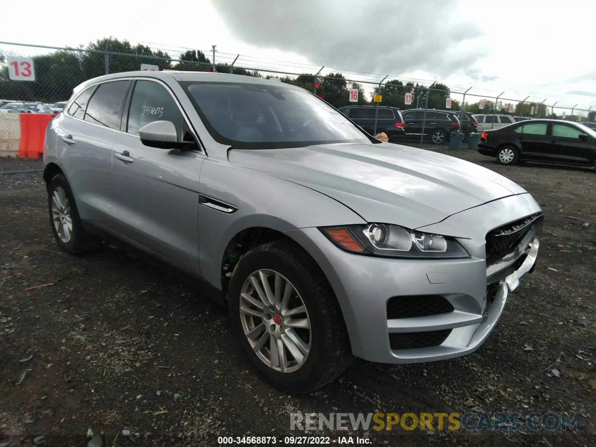 1 Photograph of a damaged car SADCK2GX6LA642926 JAGUAR F-PACE 2020