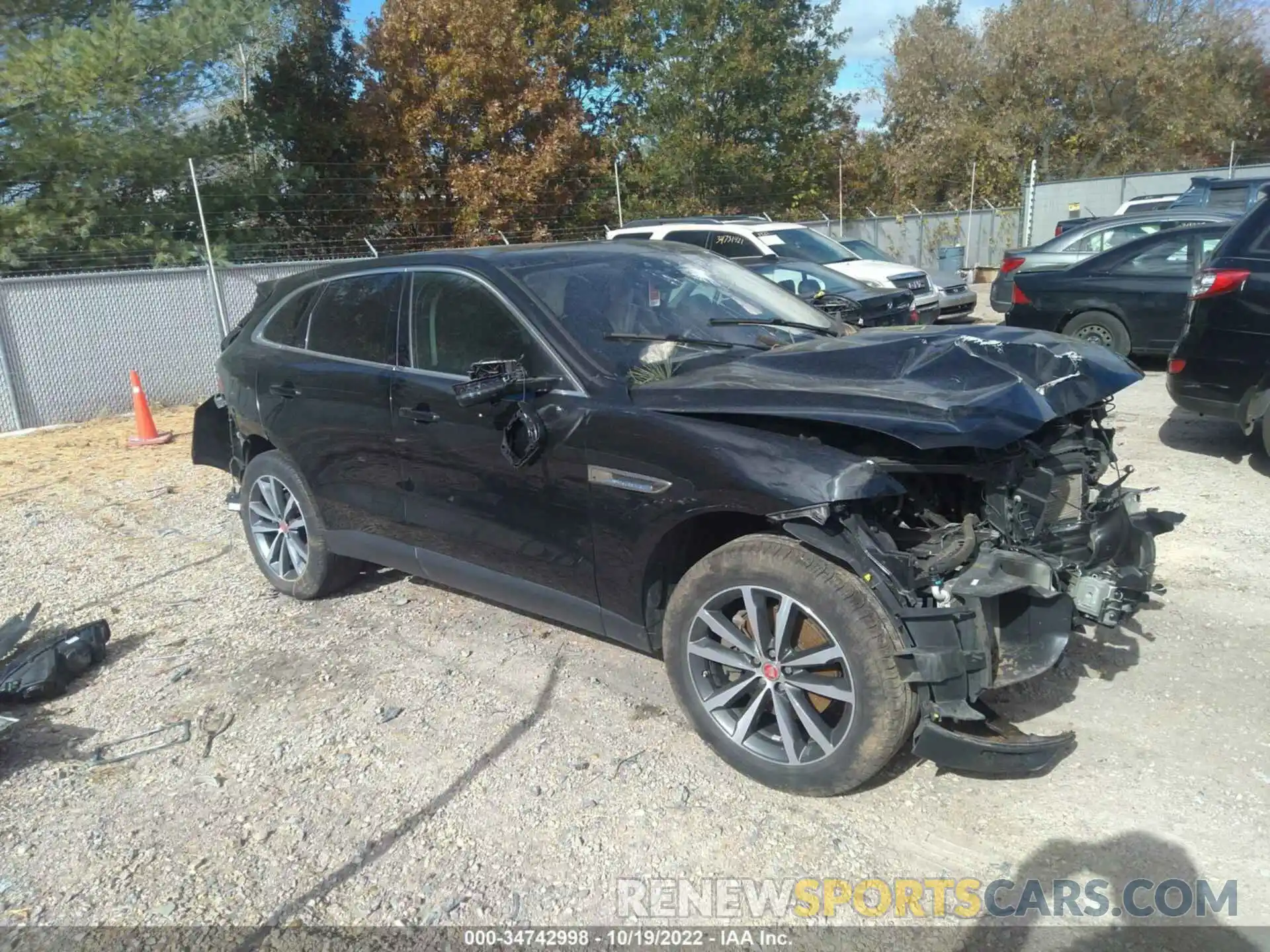 1 Photograph of a damaged car SADCK2GX7LA630445 JAGUAR F-PACE 2020