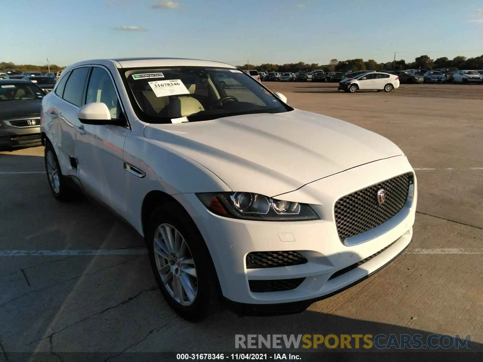 1 Фотография поврежденного автомобиля SADCK2GX8LA633533 JAGUAR F-PACE 2020