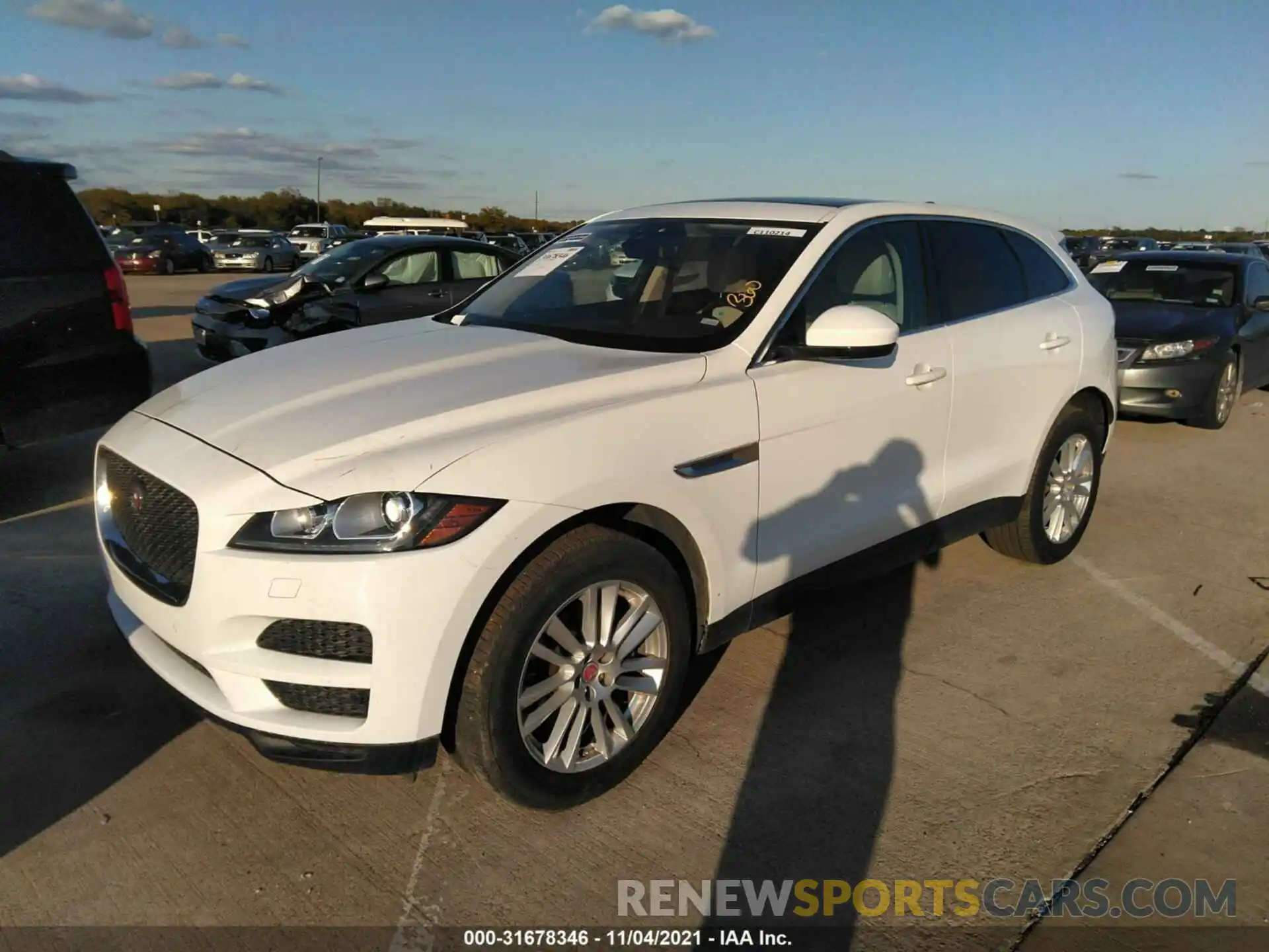 2 Фотография поврежденного автомобиля SADCK2GX8LA633533 JAGUAR F-PACE 2020