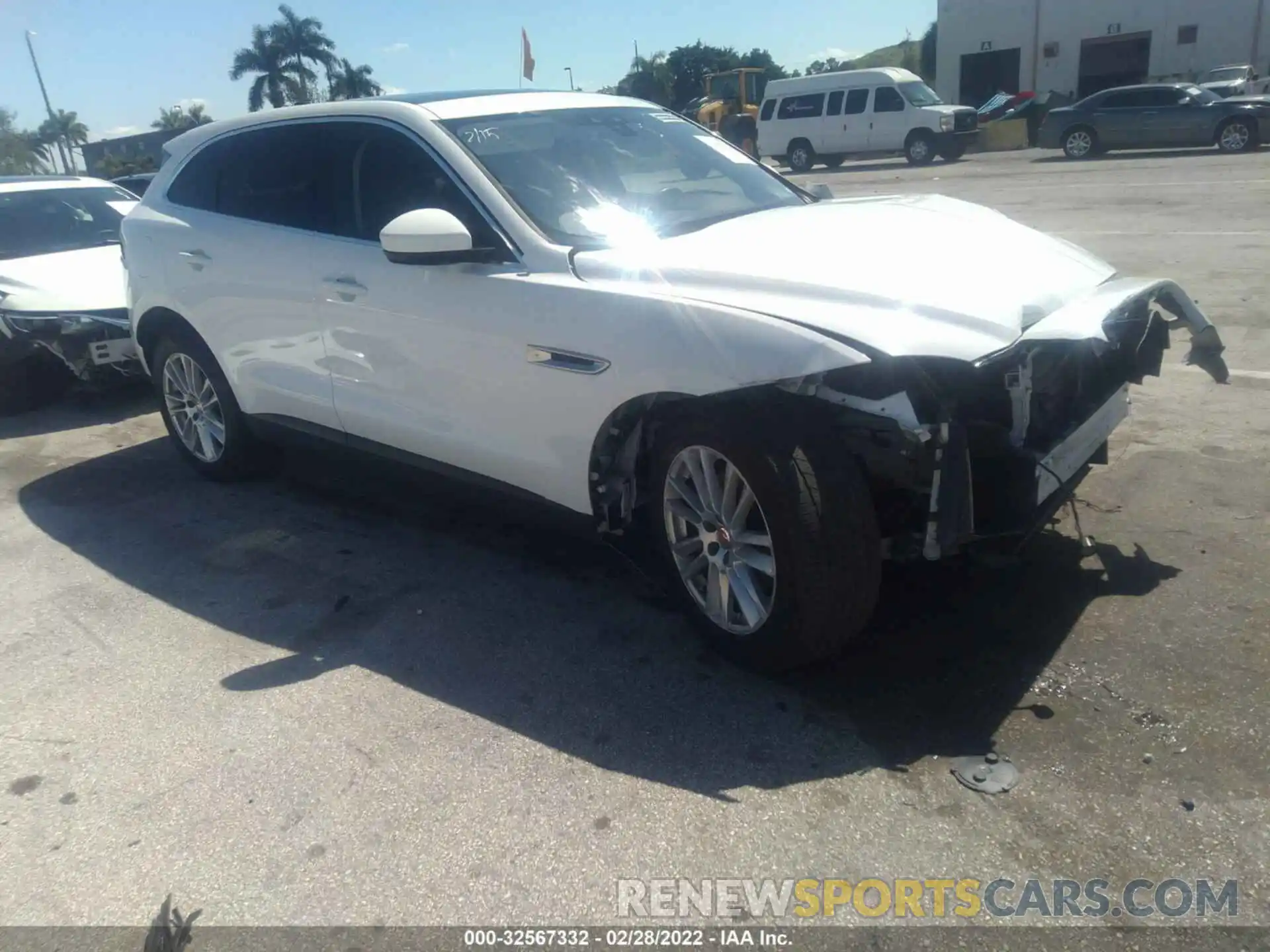 1 Photograph of a damaged car SADCK2GX9LA639678 JAGUAR F-PACE 2020