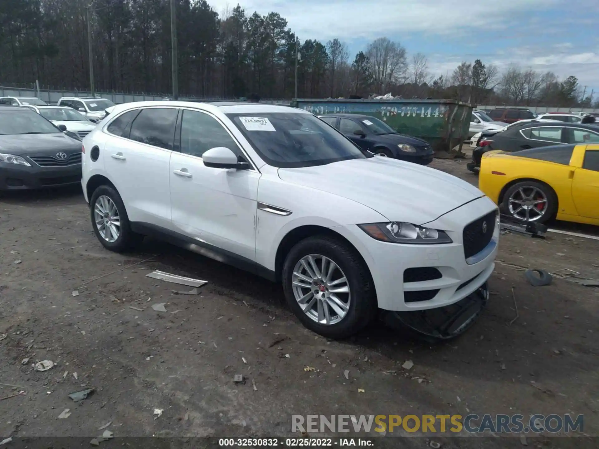 1 Фотография поврежденного автомобиля SADCK2GX9LA639762 JAGUAR F-PACE 2020