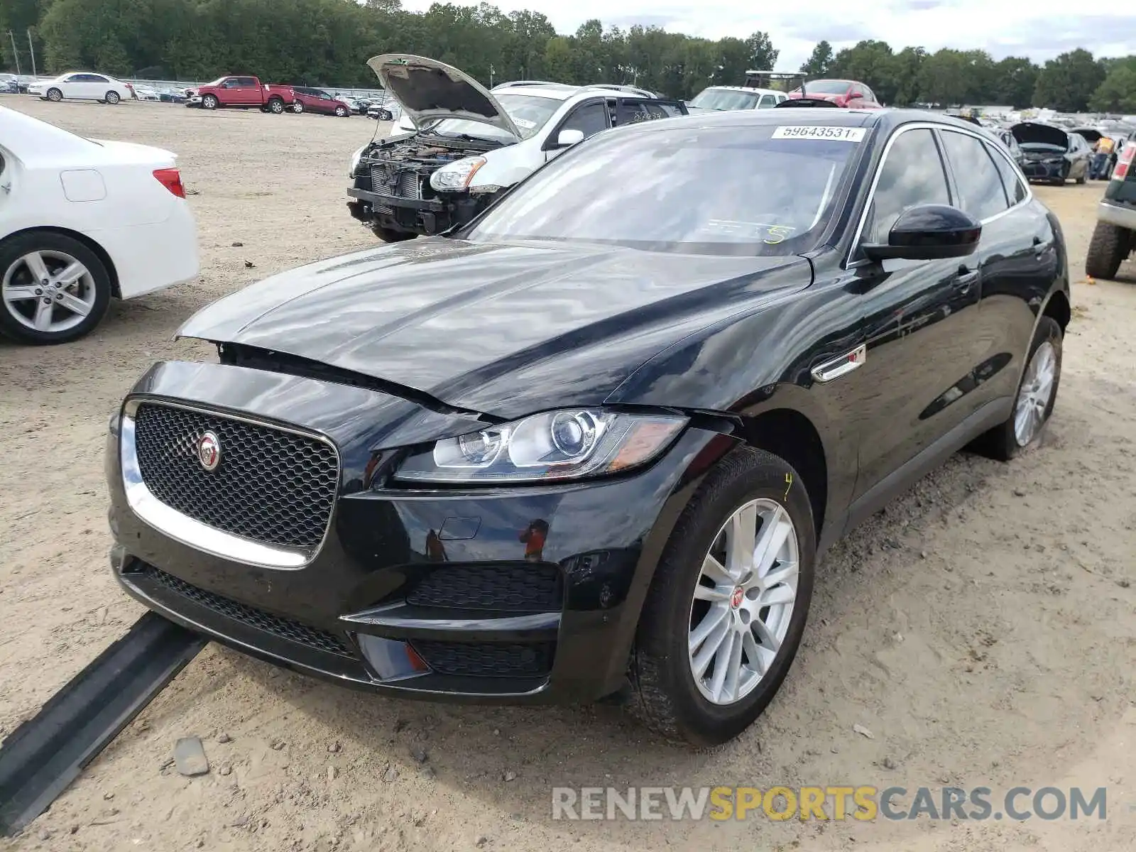 2 Фотография поврежденного автомобиля SADCK2GX9LA640488 JAGUAR F-PACE 2020